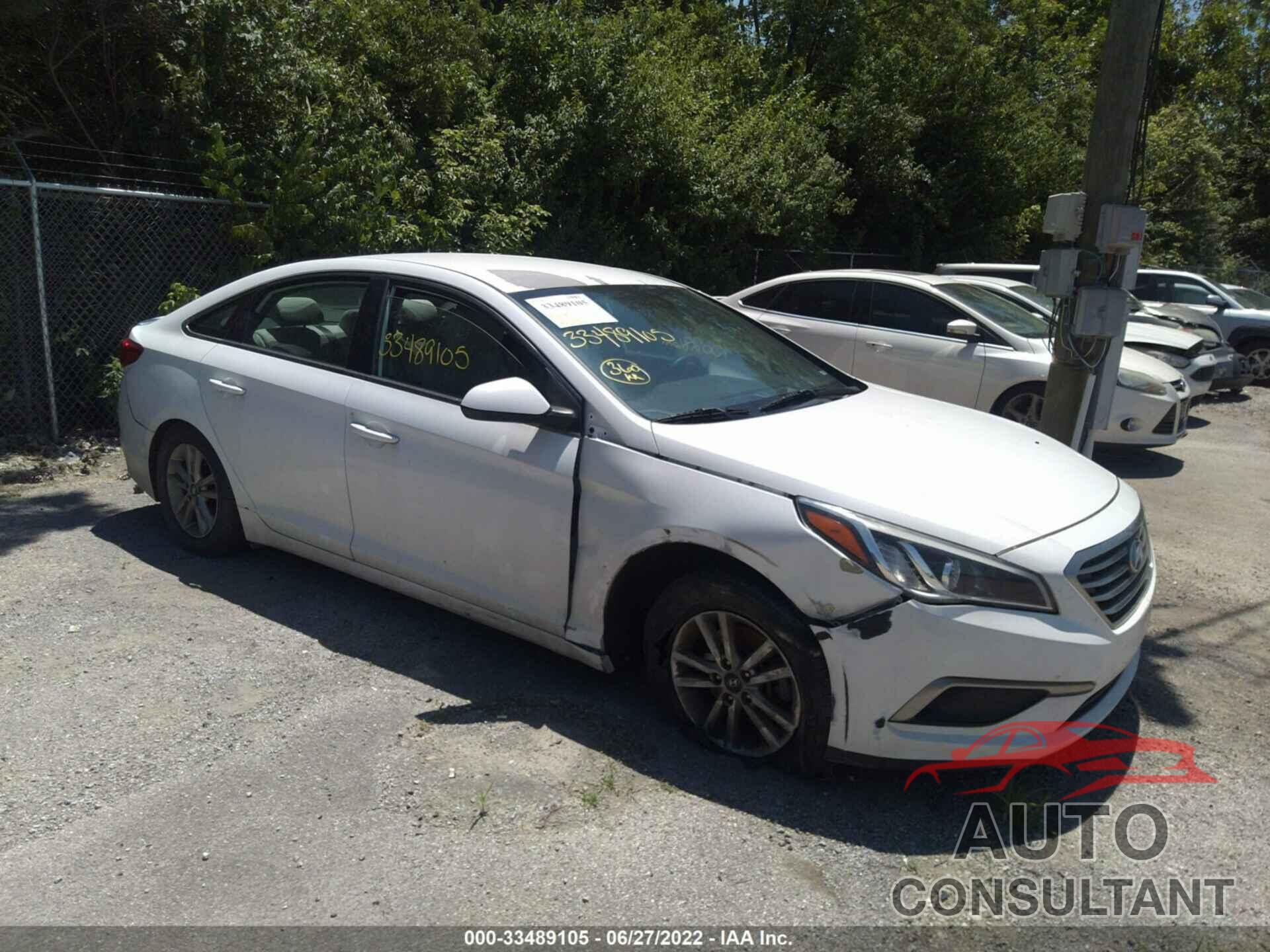 HYUNDAI SONATA 2016 - 5NPE24AF8GH392278