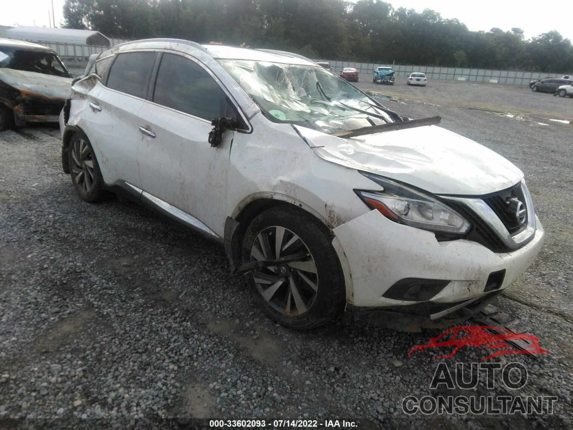 NISSAN MURANO 2018 - 5N1AZ2MG0JN122676