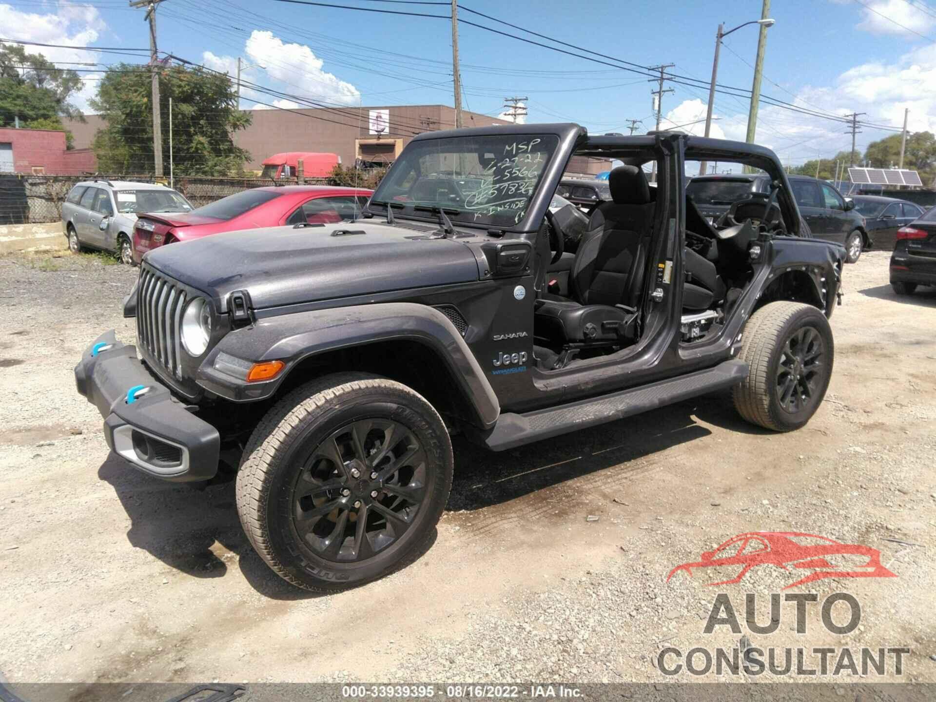 JEEP WRANGLER 4XE 2022 - 1C4JJXP60NW245566