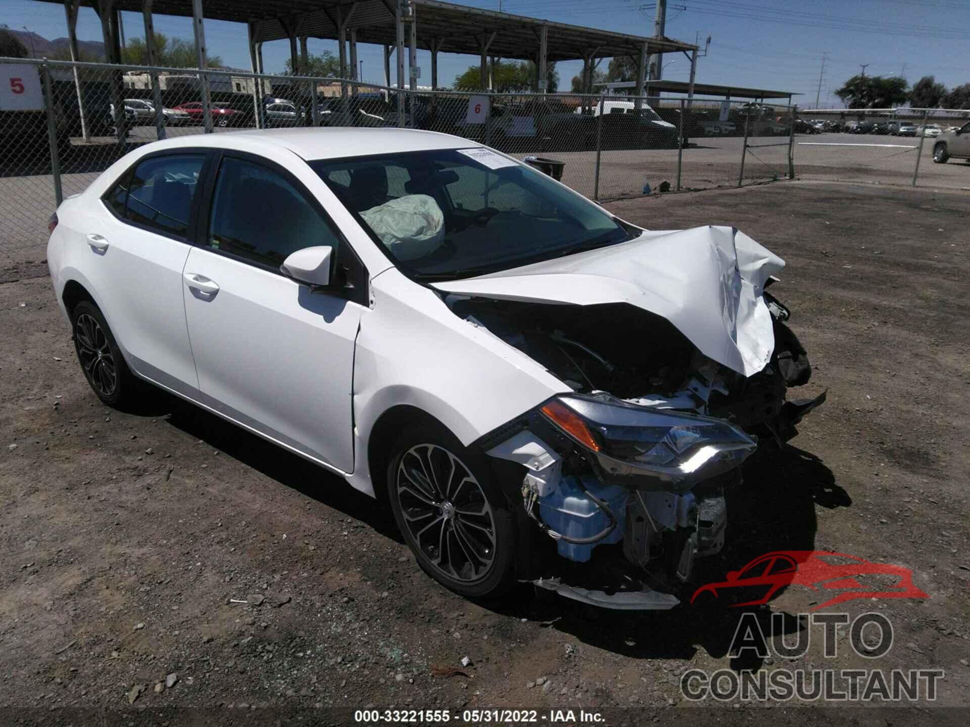 TOYOTA COROLLA 2016 - 5YFBURHE2GP532240