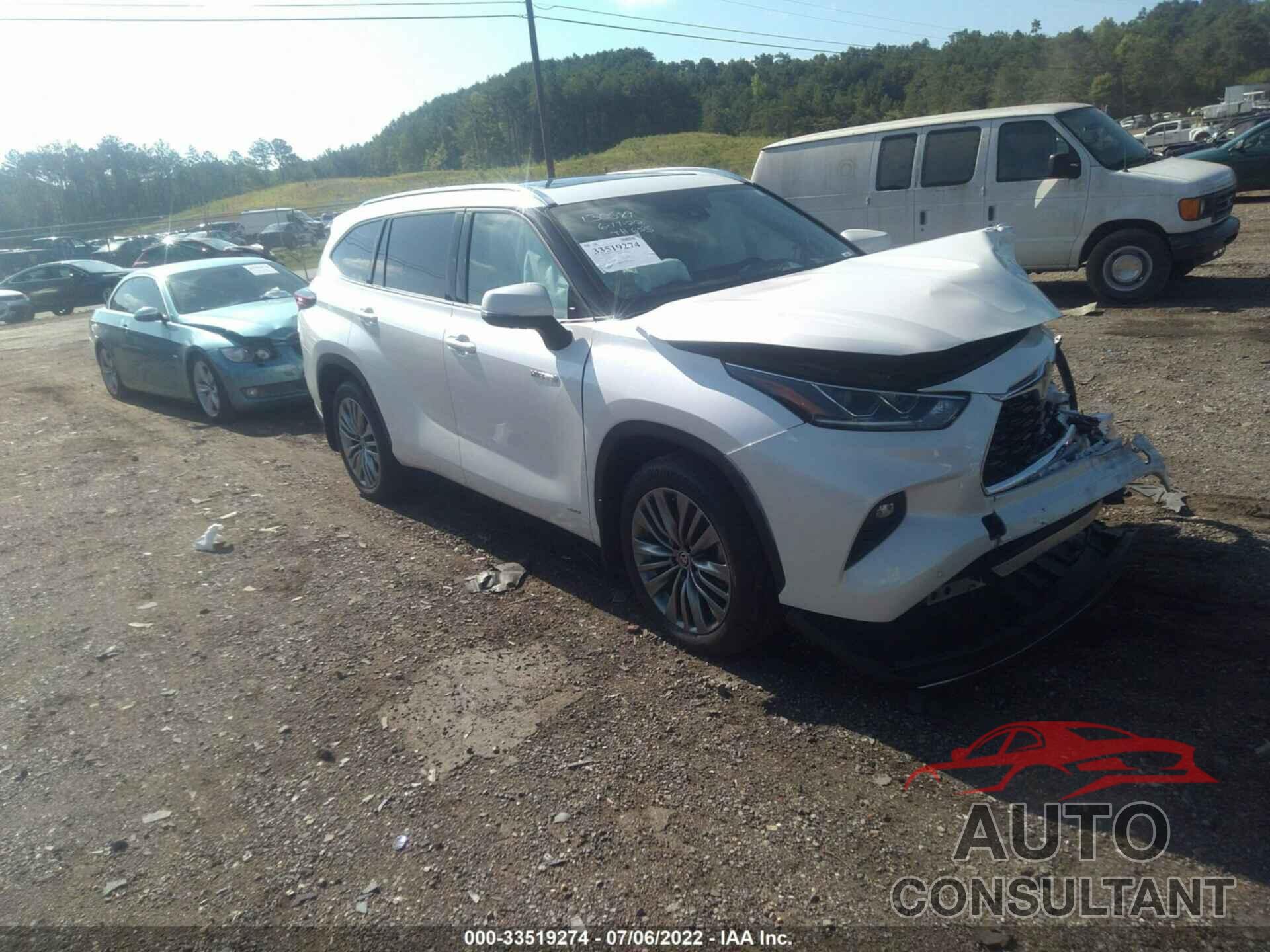 TOYOTA HIGHLANDER 2020 - 5TDEBRCH0LS007599