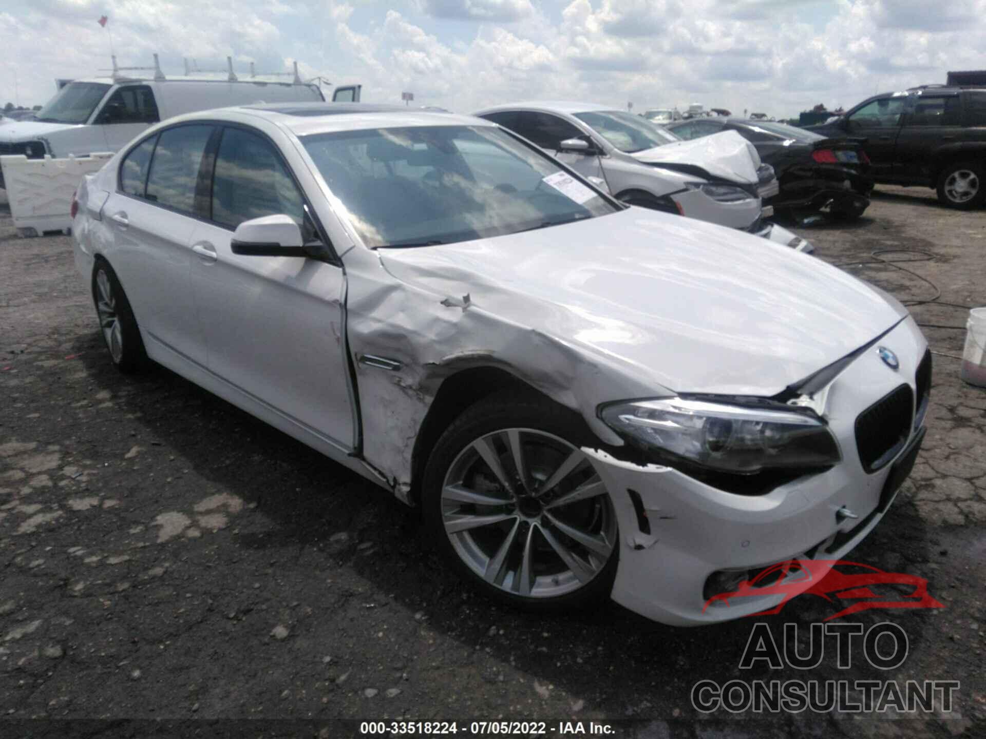 BMW 5 SERIES 2016 - WBA5A5C54GG347207