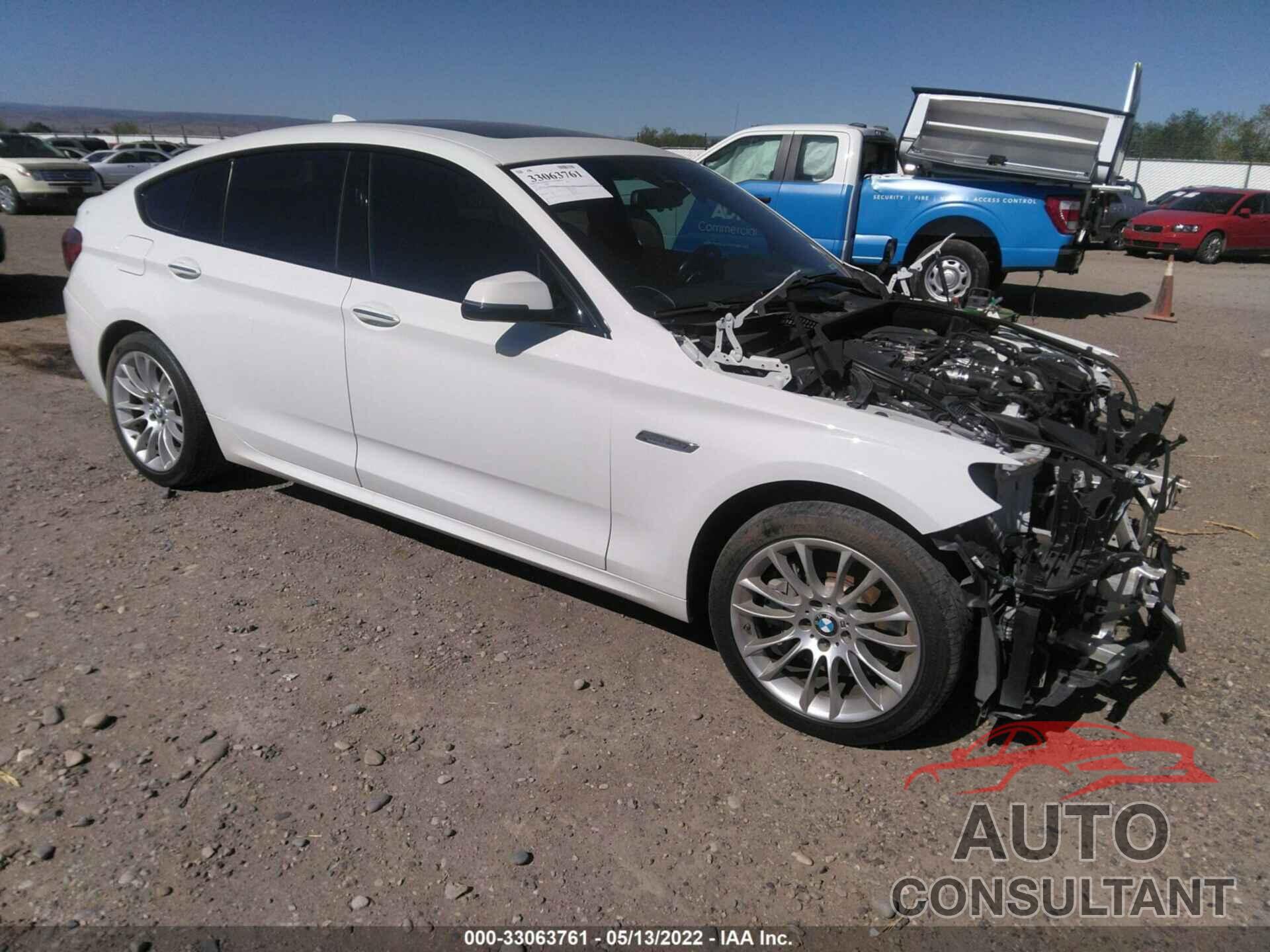 BMW 5 SERIES GRAN TURISMO 2016 - WBA5M0C58GD085252