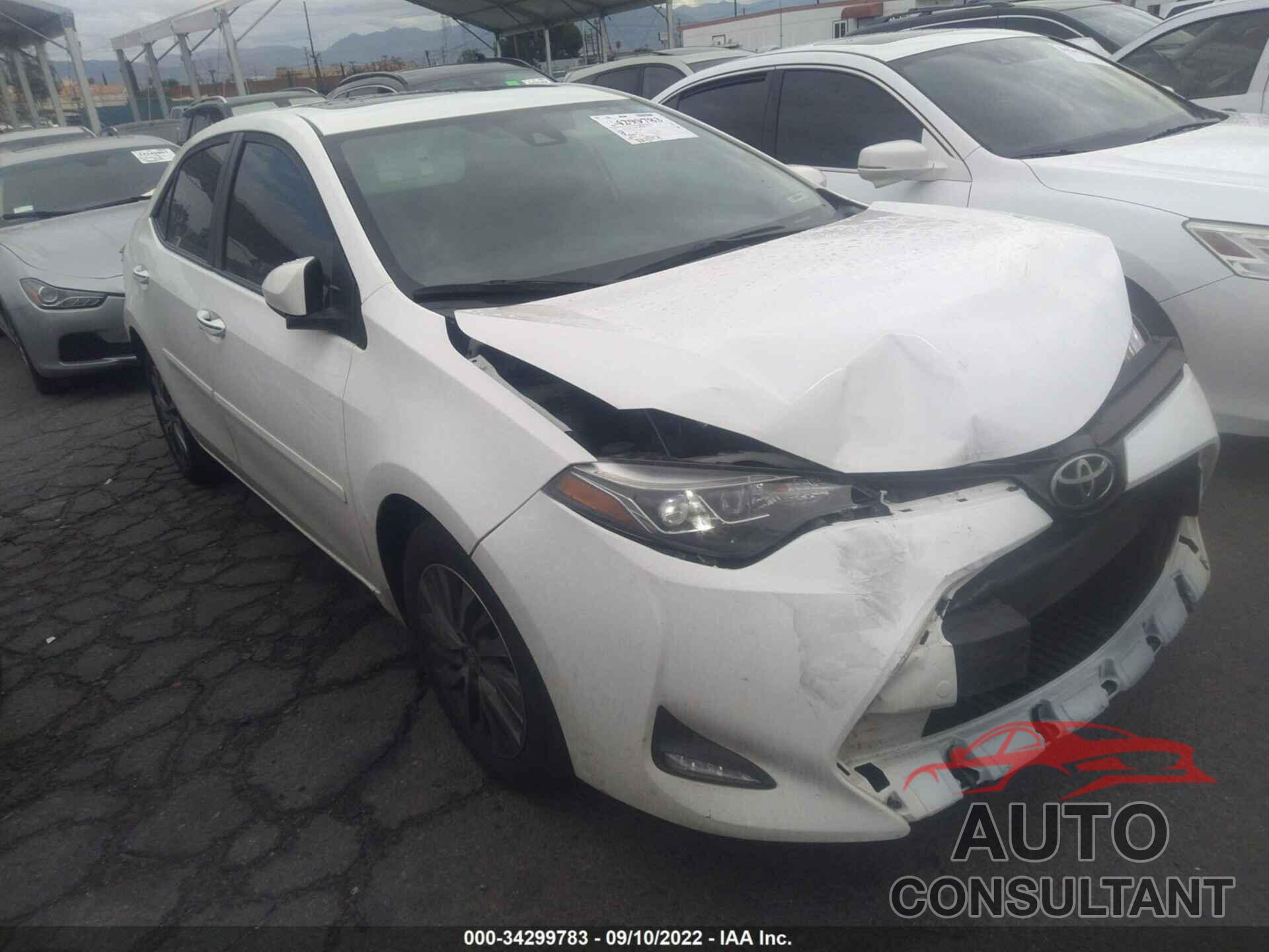 TOYOTA COROLLA 2019 - 5YFBURHE4KP943213