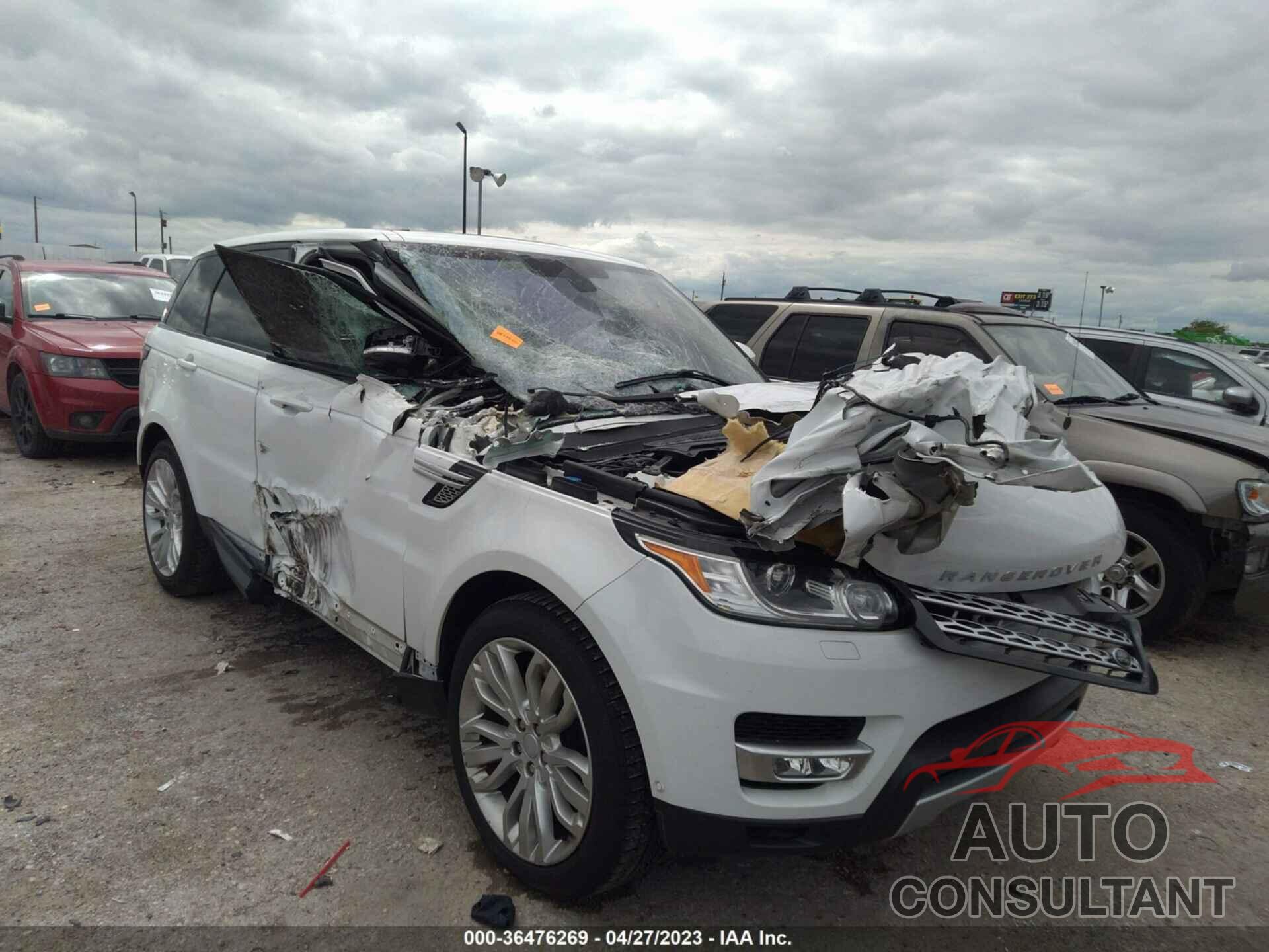 LAND ROVER RANGE ROVER SPORT 2016 - SALWR2VF1GA645259