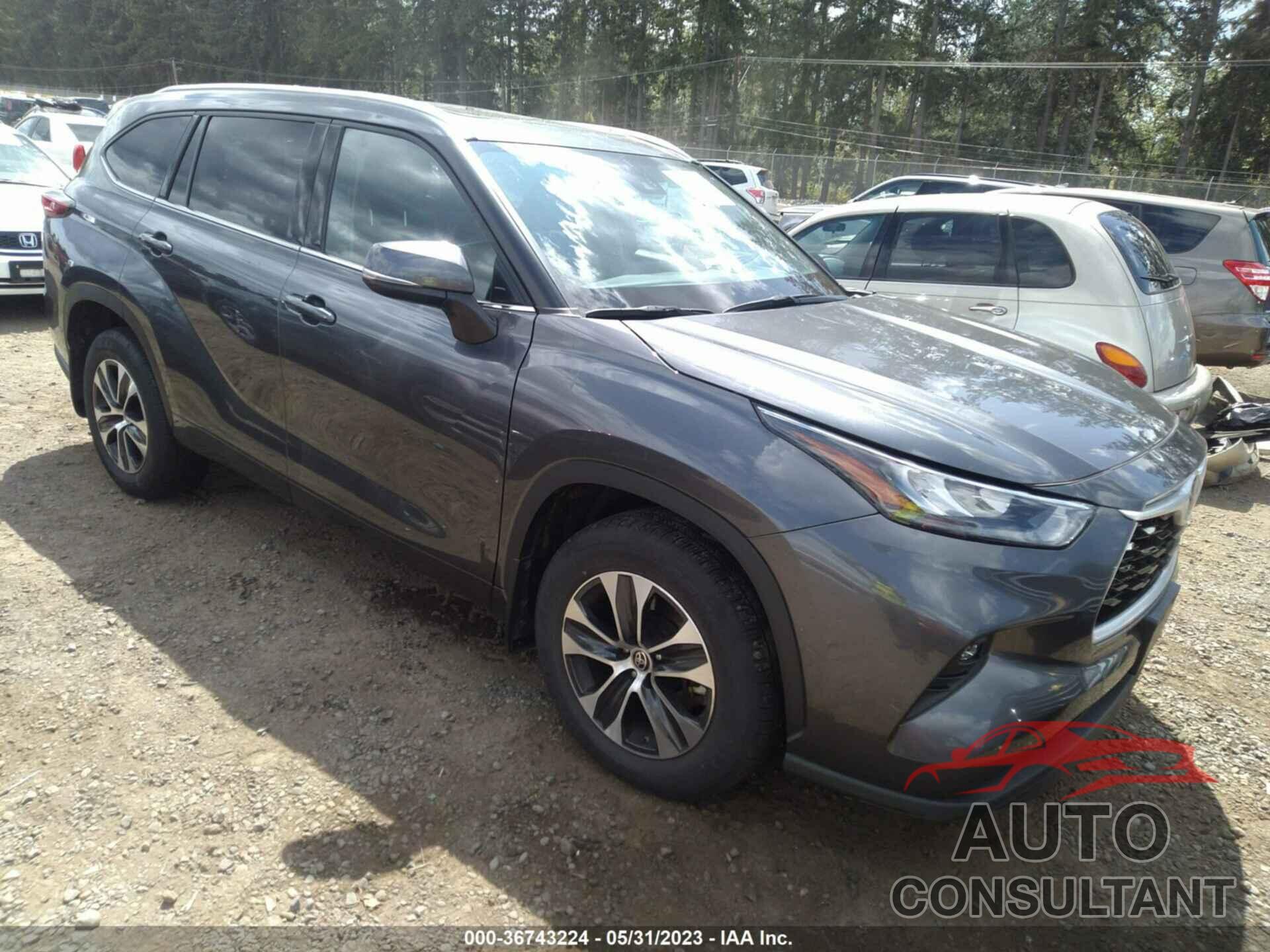 TOYOTA HIGHLANDER 2020 - 5TDGZRBH2LS037788