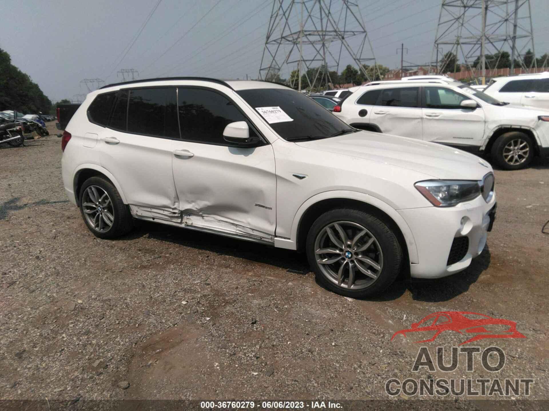 BMW X3 2017 - 5UXWX9C39H0W78742