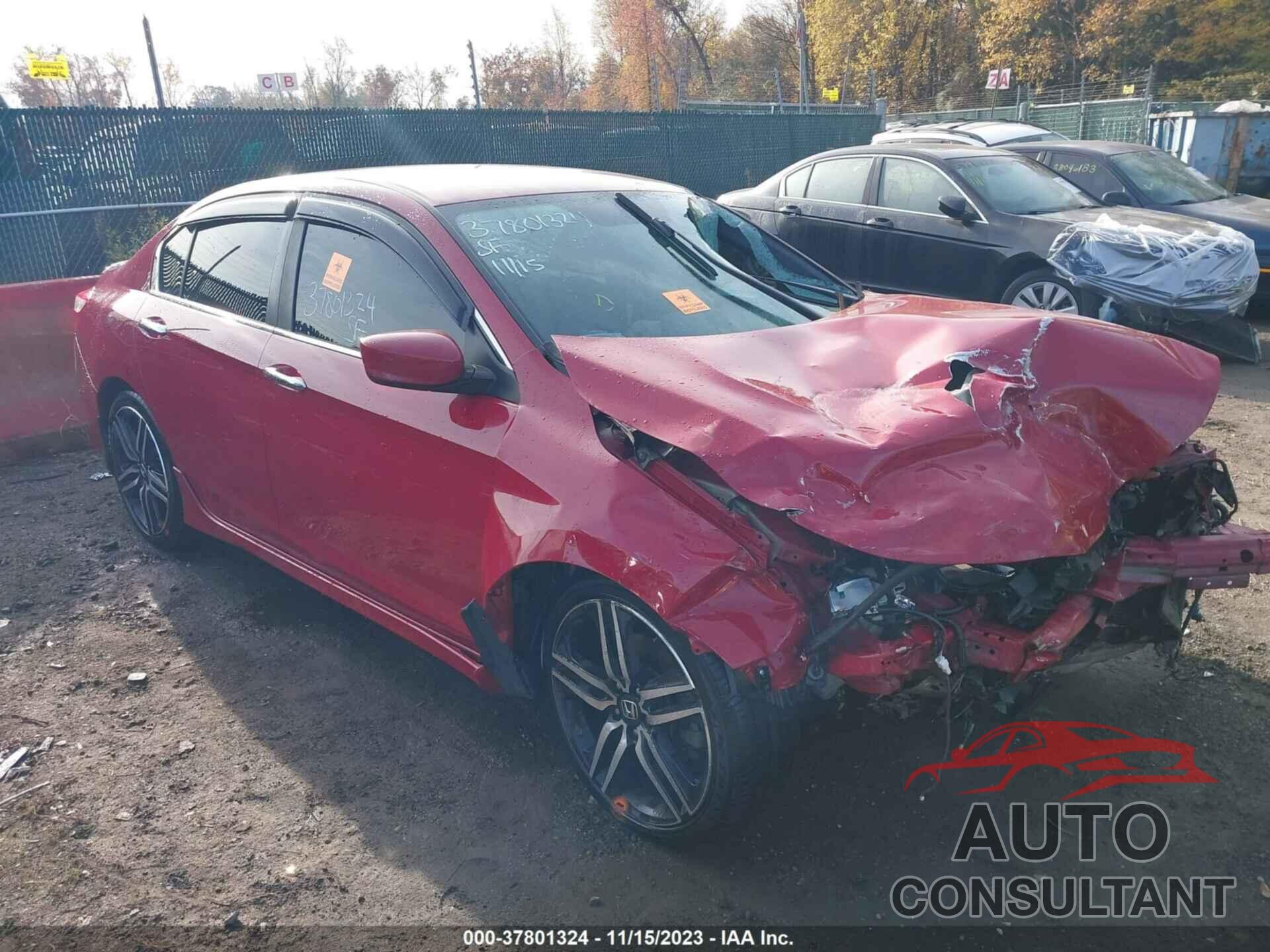 HONDA ACCORD 2016 - 1HGCR2F59GA102856