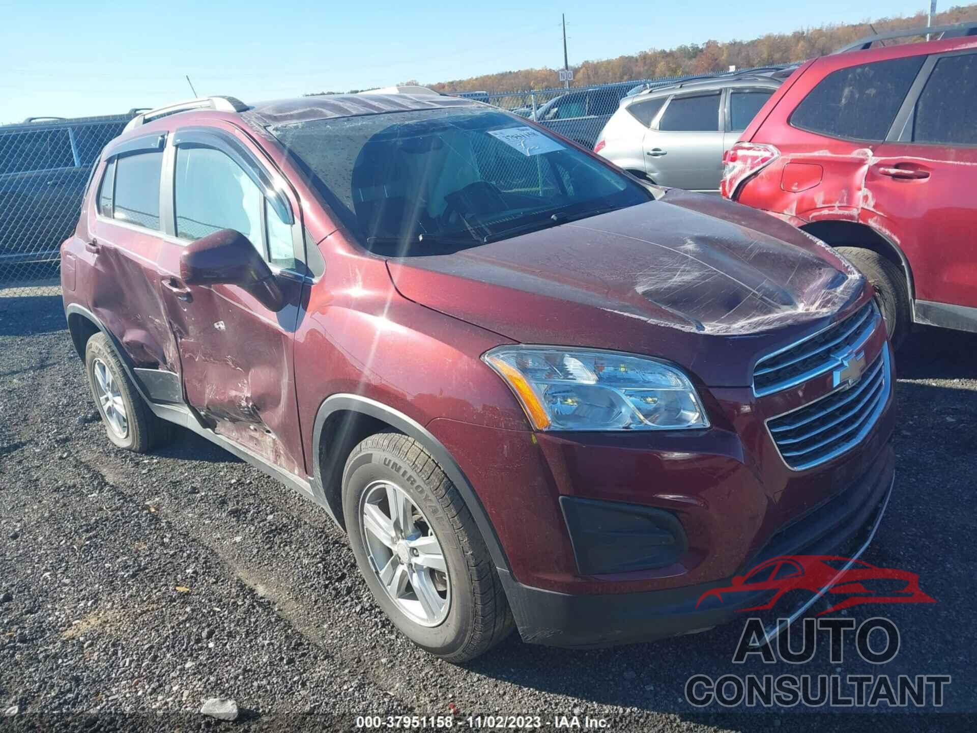 CHEVROLET TRAX 2016 - 3GNCJPSB3GL273861