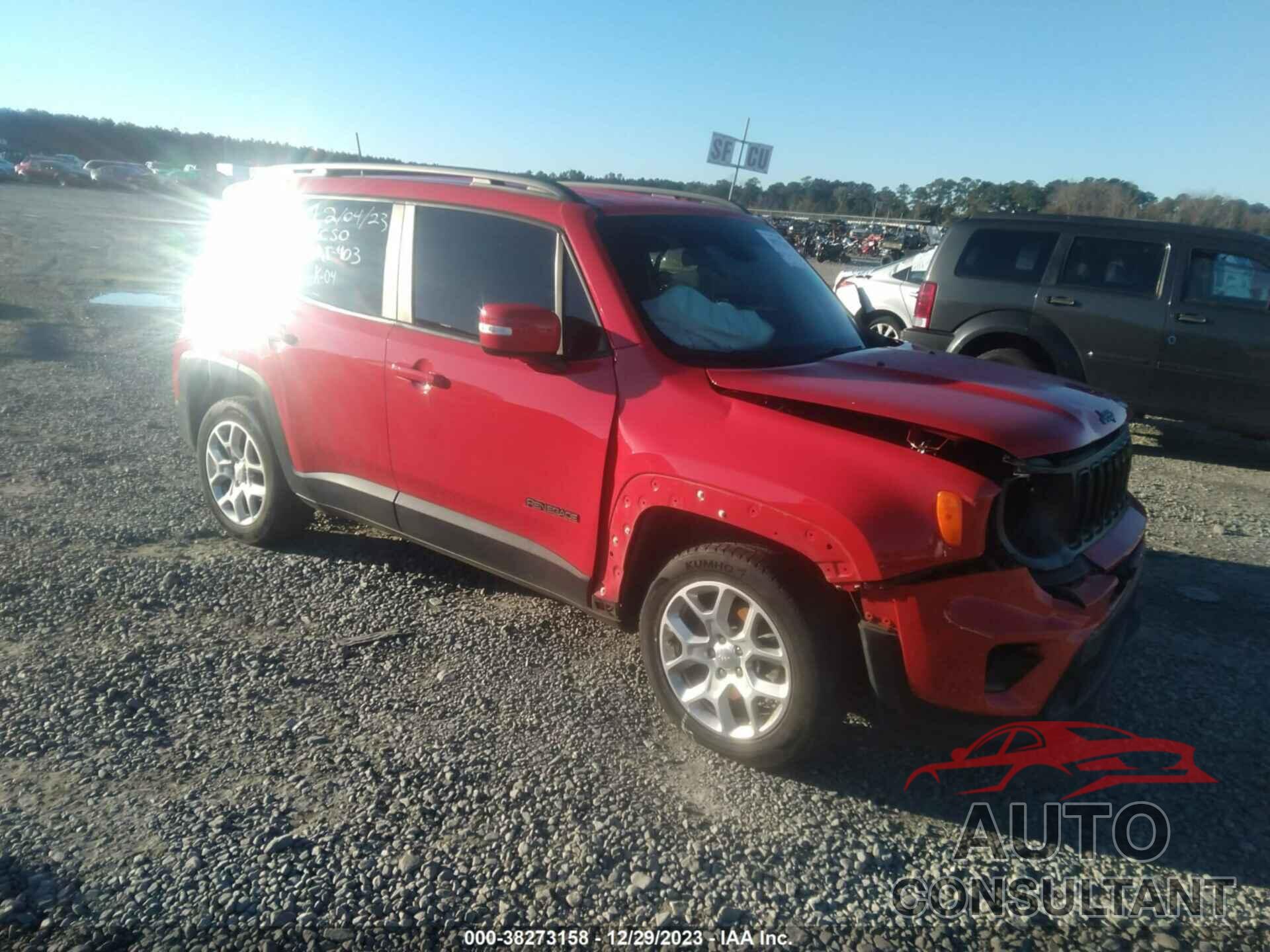 JEEP RENEGADE 2019 - ZACNJABB8KPK16955