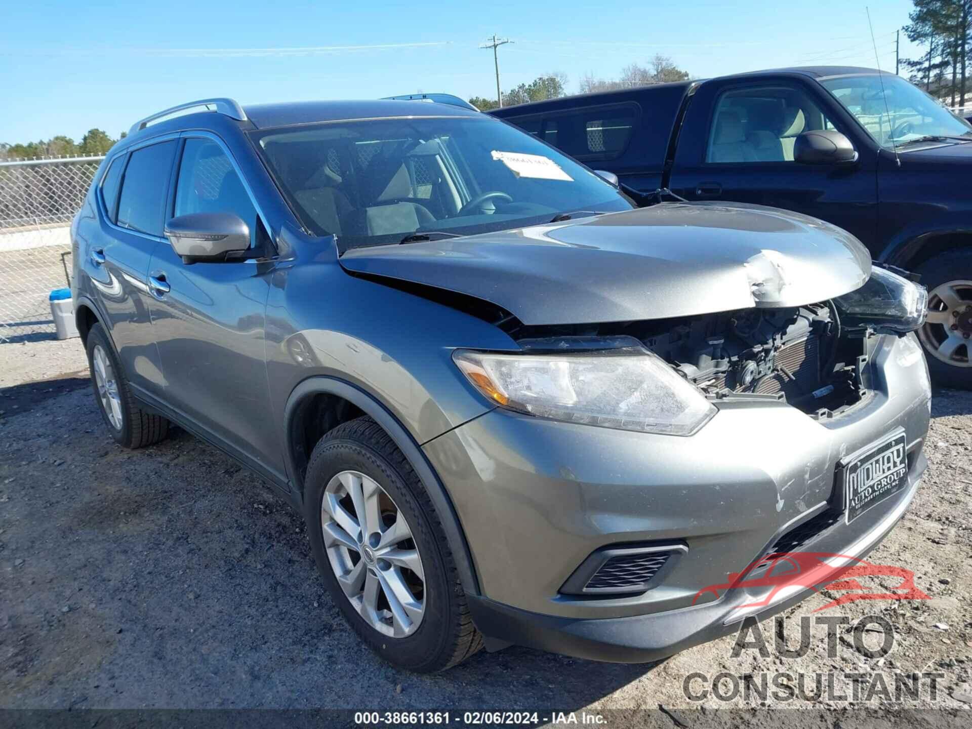 NISSAN ROGUE 2016 - KNMAT2MV2GP600260