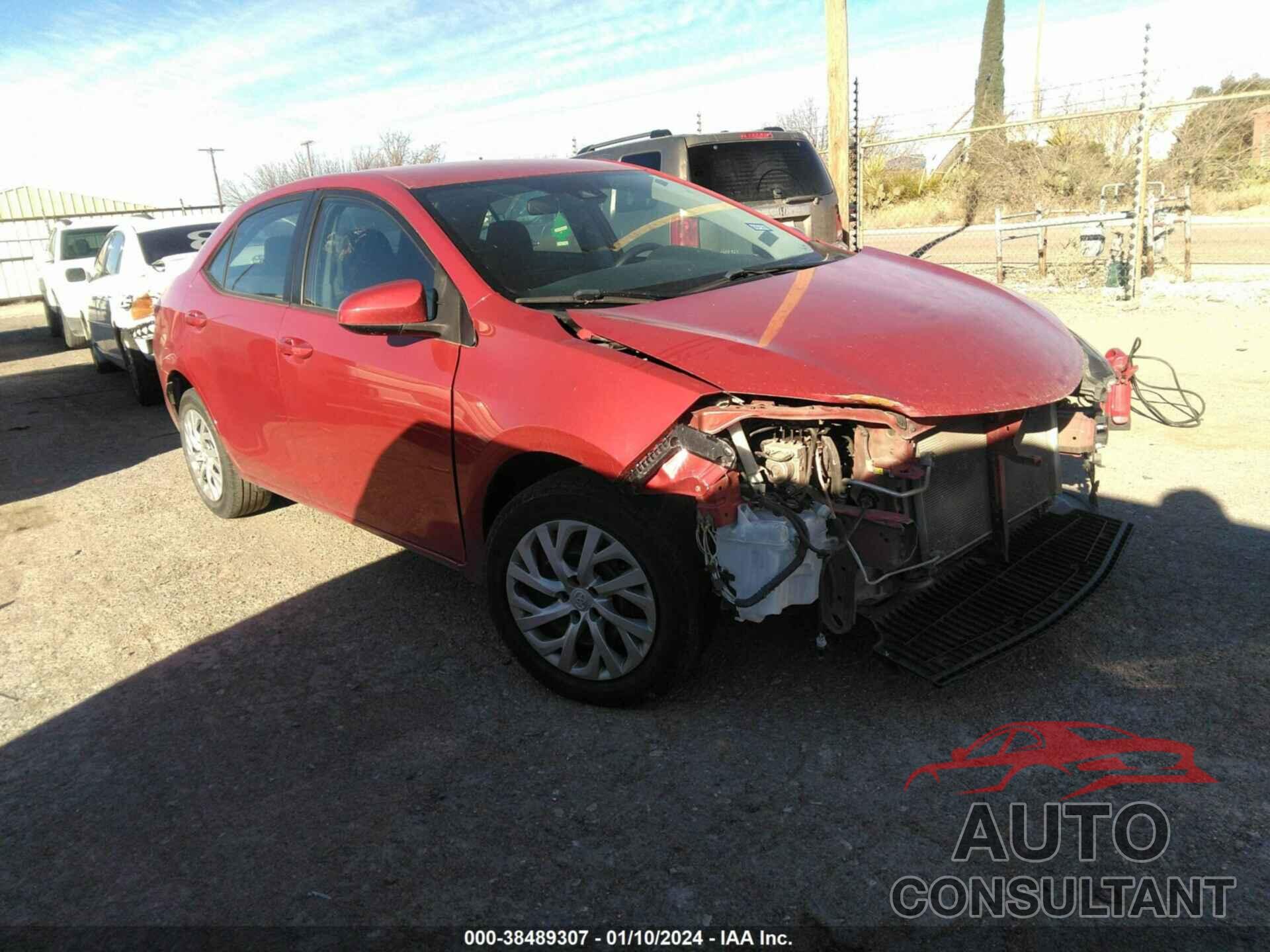 TOYOTA COROLLA 2018 - 5YFBURHE5JP779758