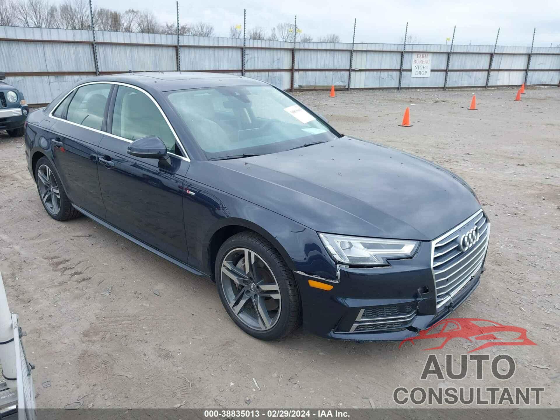 AUDI A4 2017 - WAUENAF44HN033733