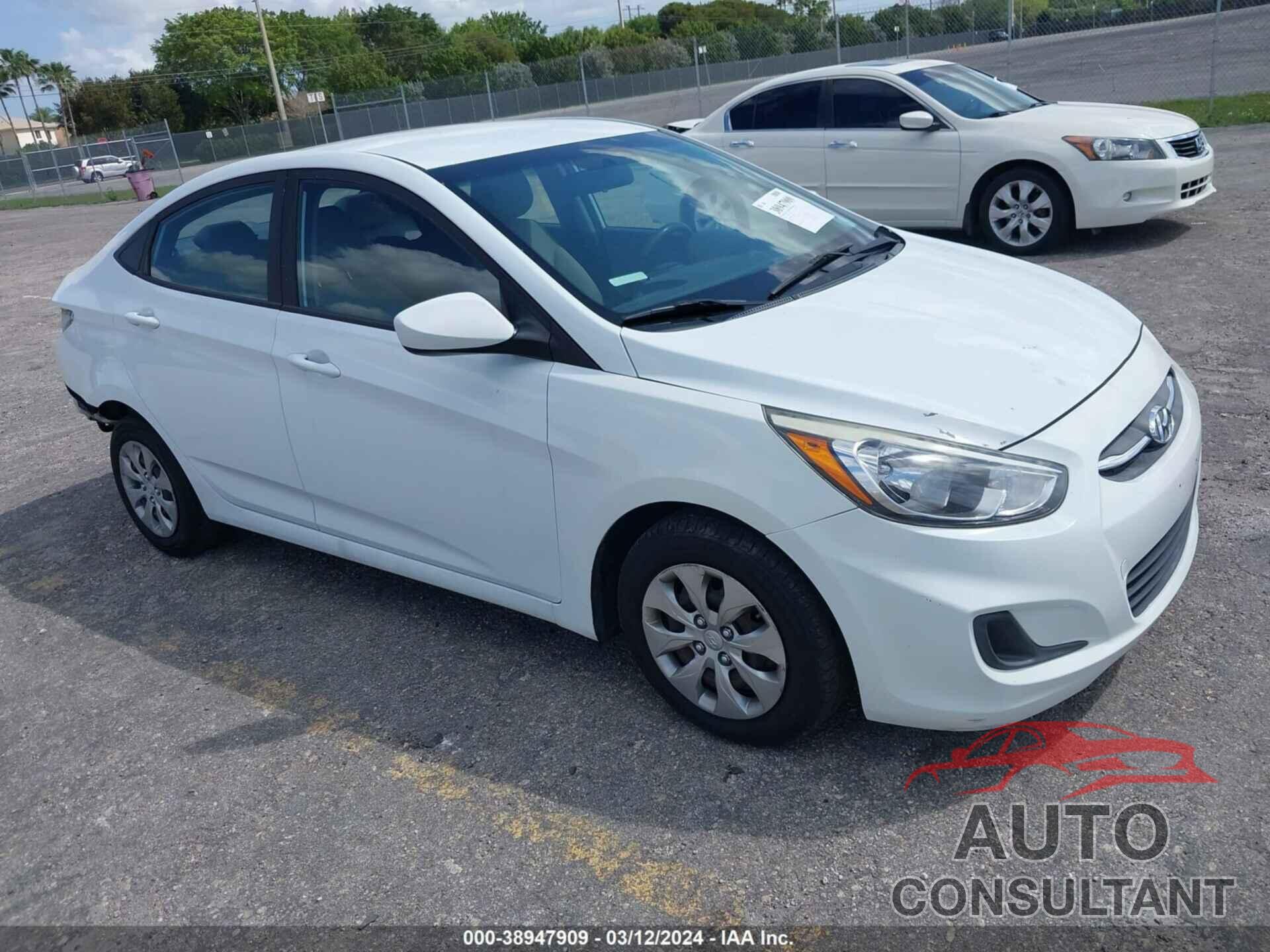 HYUNDAI ACCENT 2016 - KMHCT4AE6GU107638