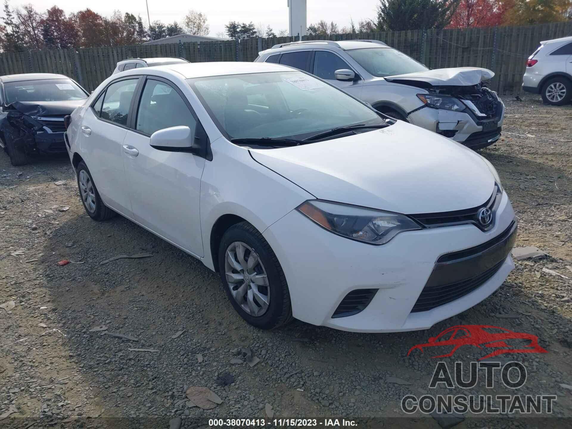 TOYOTA COROLLA 2016 - 2T1BURHE4GC723271