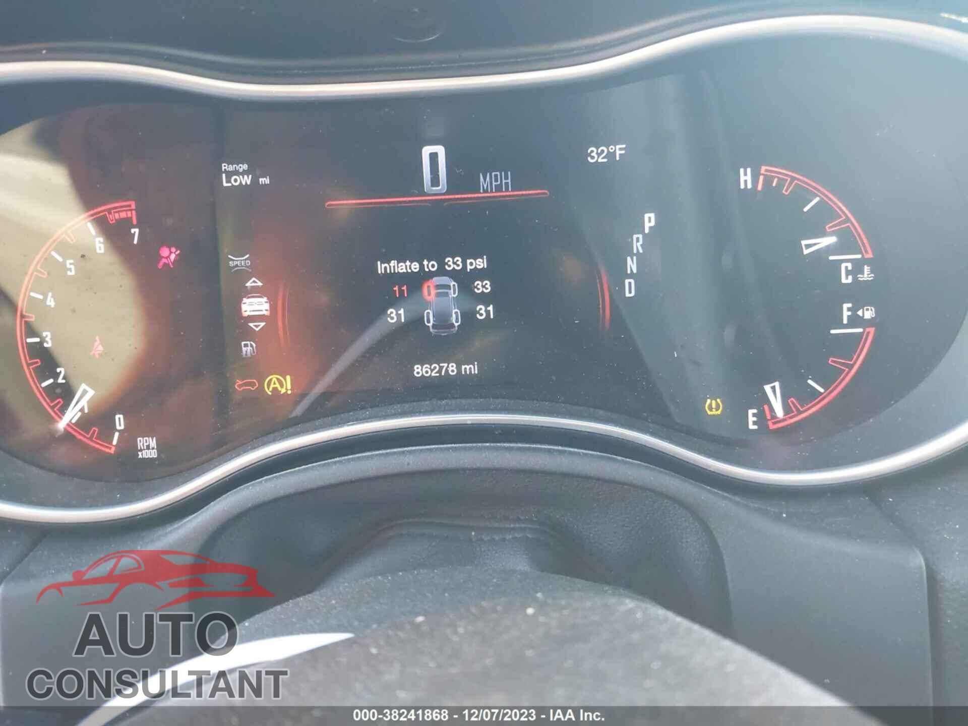 DODGE DURANGO 2019 - 1C4RDJAG7KC792808