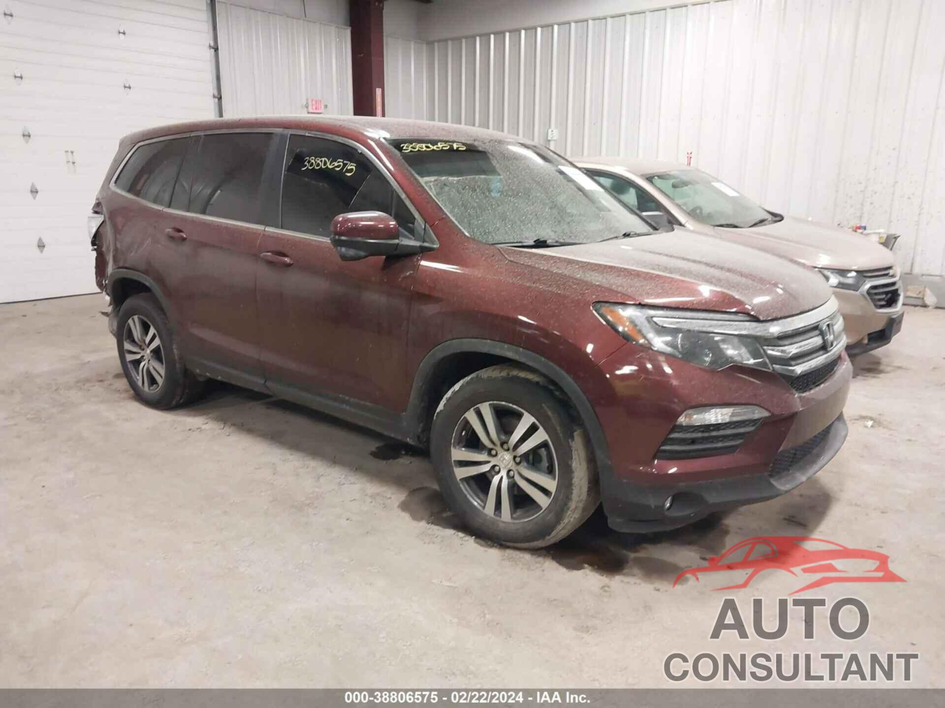 HONDA PILOT 2018 - 5FNYF6H35JB044713