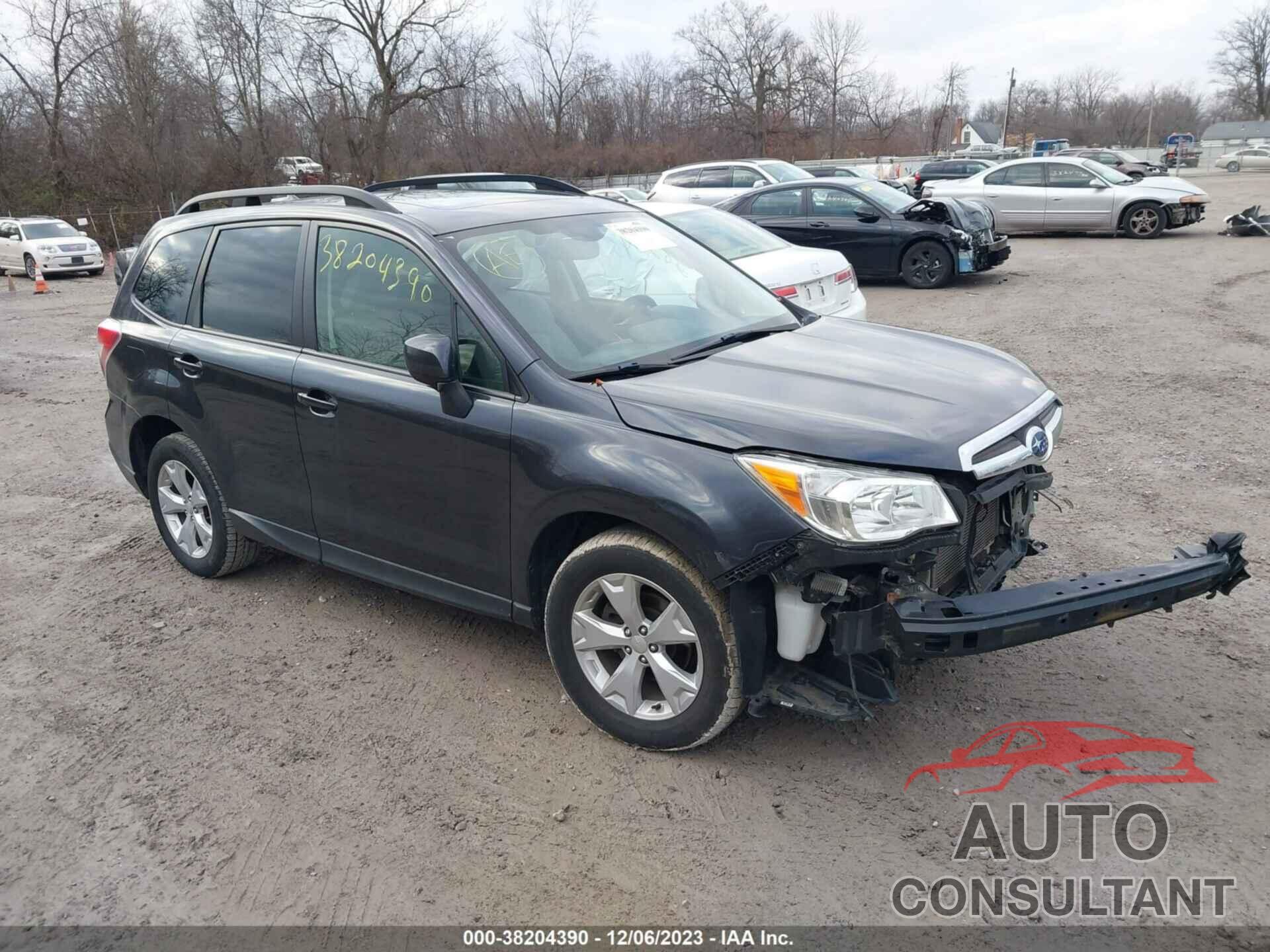 SUBARU FORESTER 2016 - JF2SJAFC8GH432023