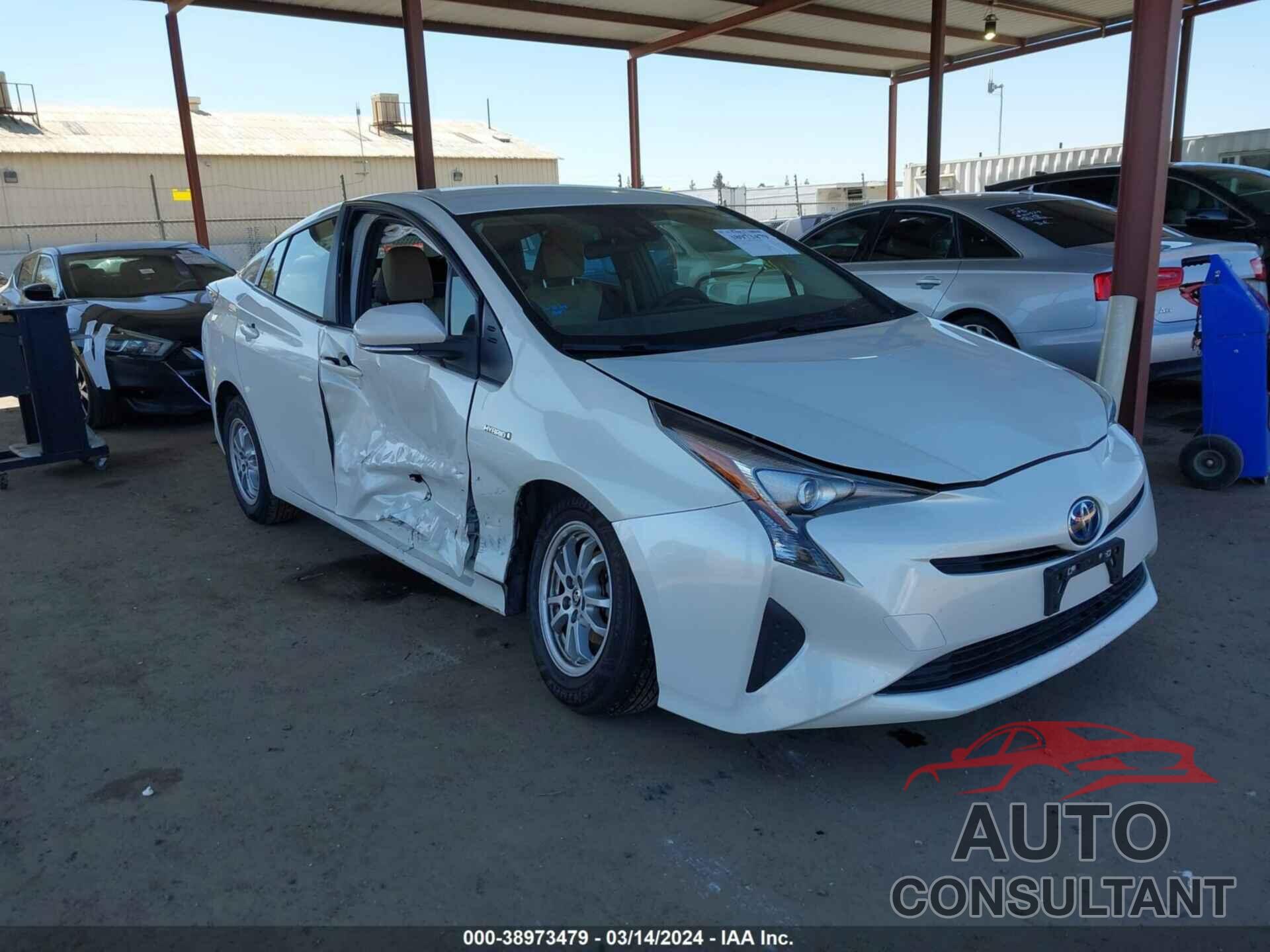 TOYOTA PRIUS 2017 - JTDKBRFU4H3046314