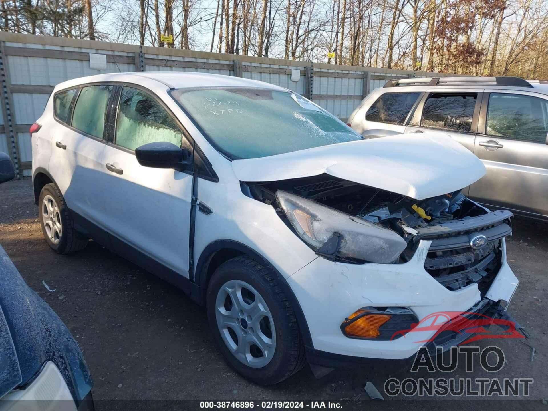 FORD ESCAPE 2019 - 1FMCU0F74KUA95918
