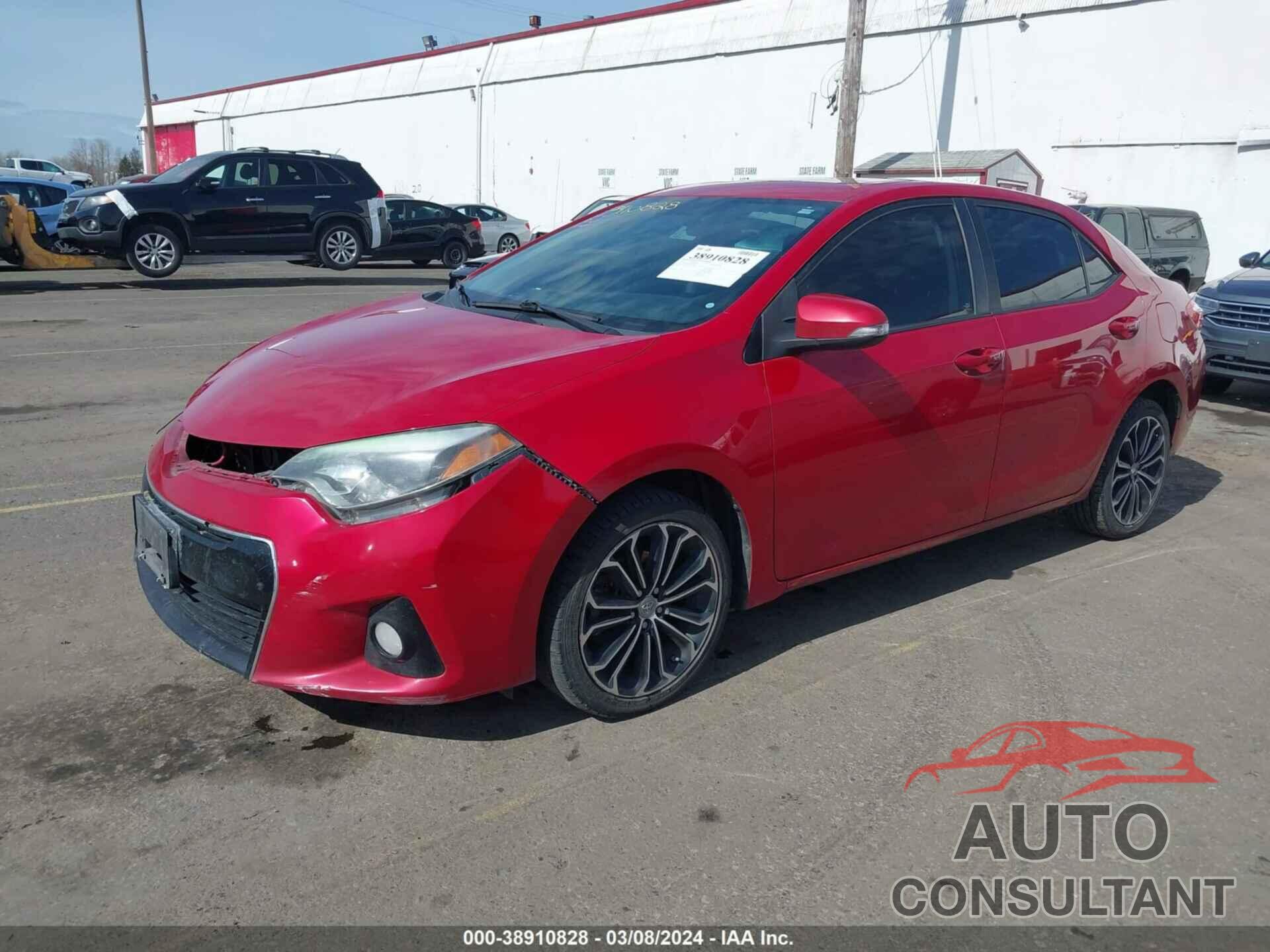 TOYOTA COROLLA 2016 - 2T1BURHE7GC698415