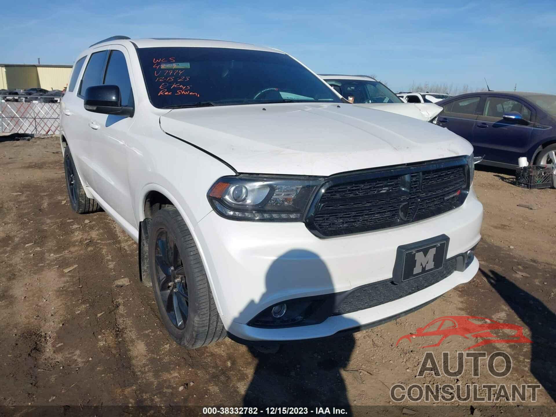 DODGE DURANGO 2017 - 1C4RDJDG8HC757974