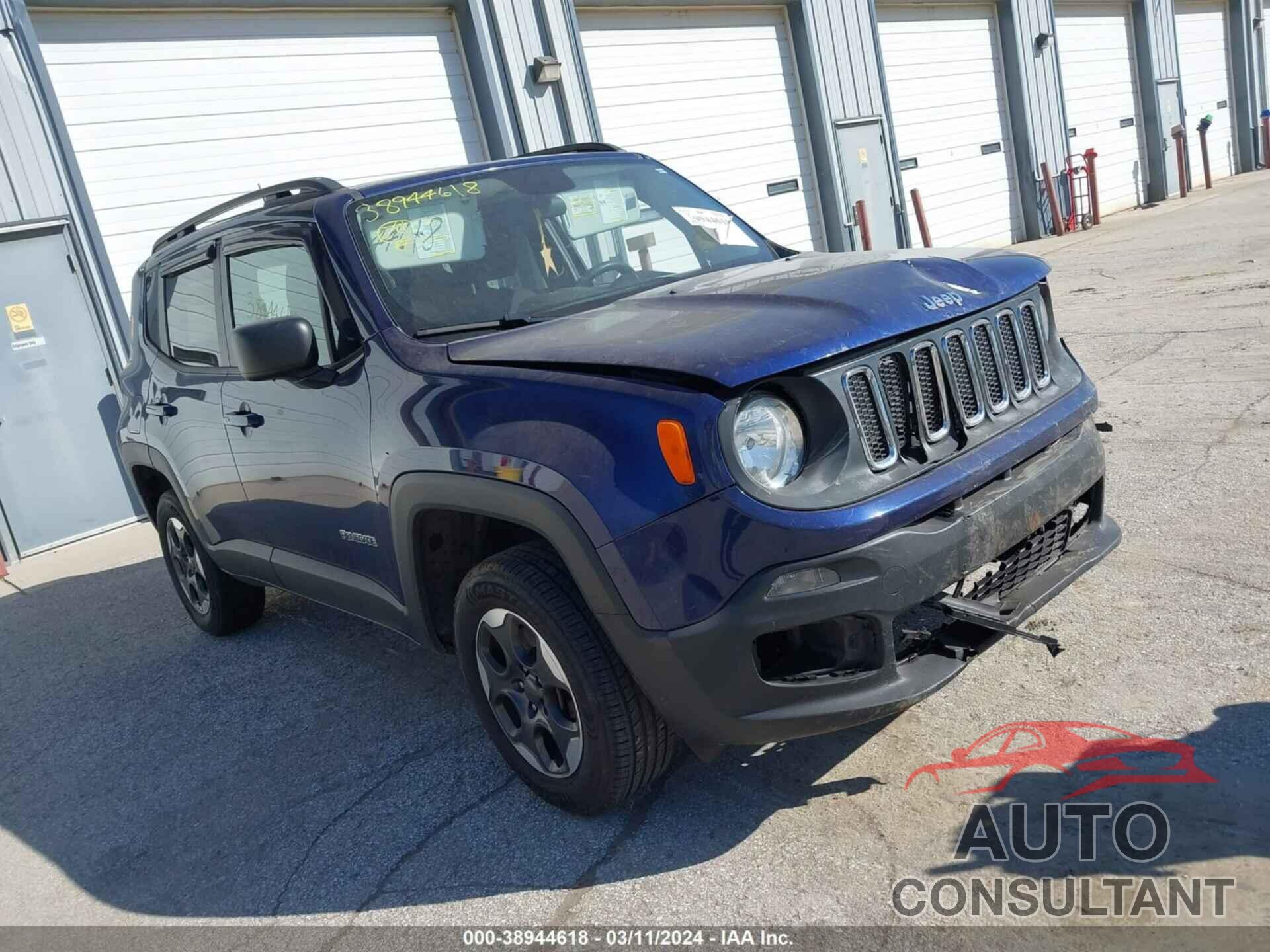 JEEP RENEGADE 2017 - ZACCJBAB2HPF99382