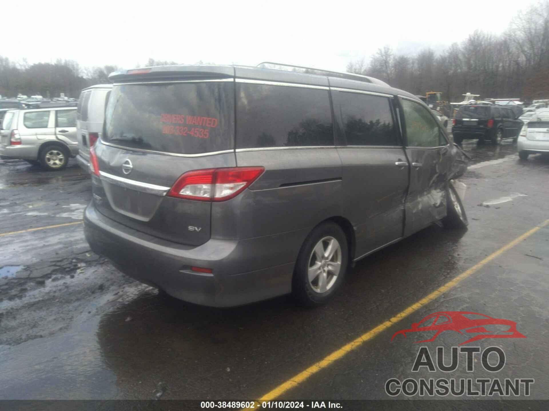 NISSAN QUEST 2016 - JN8AE2KP0G9156867