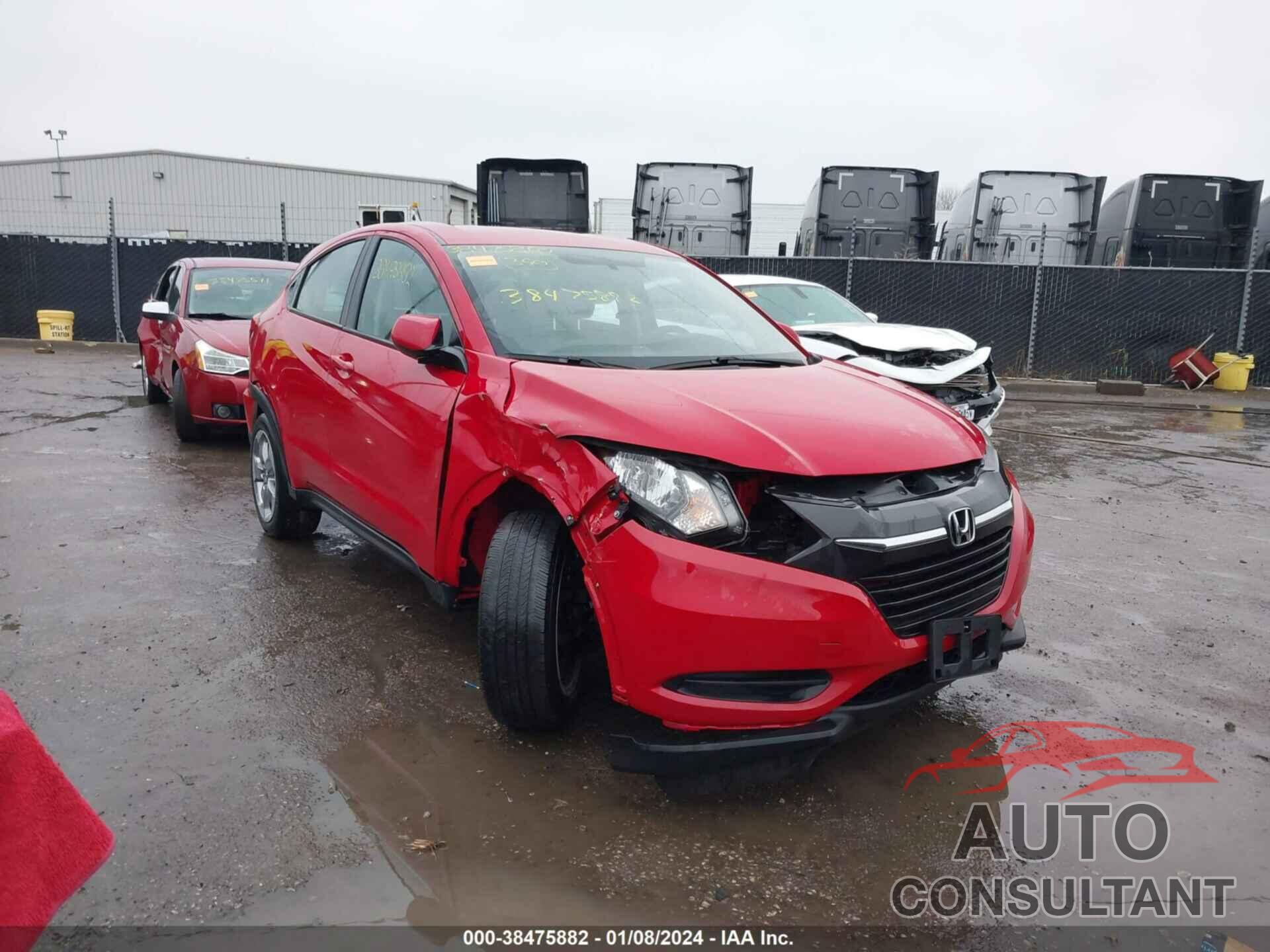 HONDA HR-V 2017 - 3CZRU6H38HG700119