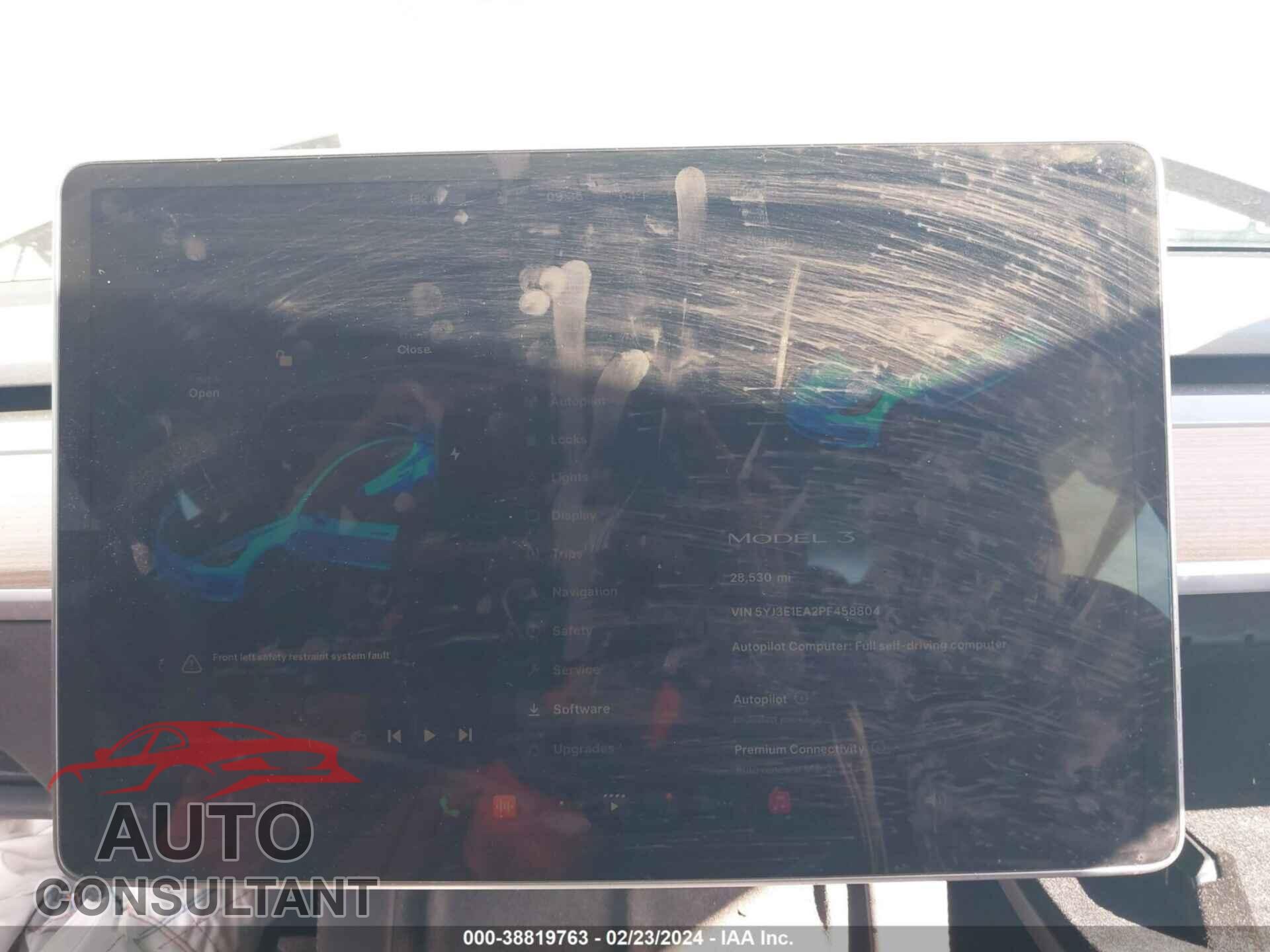 TESLA MODEL 3 2023 - 5YJ3E1EA2PF458804