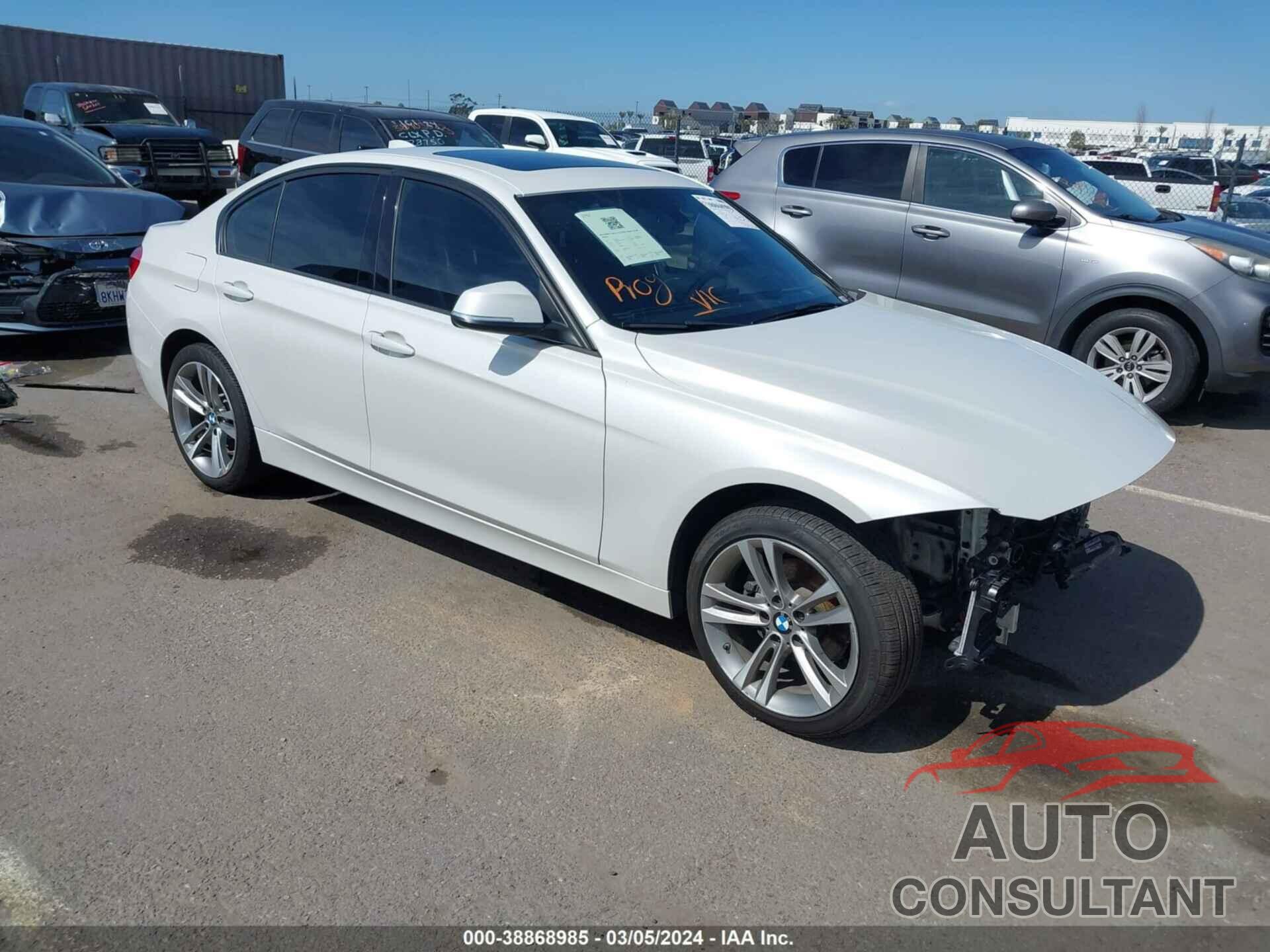 BMW 328I 2016 - WBA8E9G59GNT84462