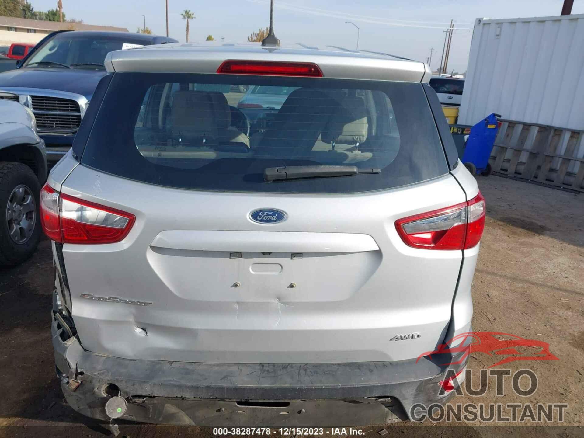 FORD ECOSPORT 2020 - MAJ6S3FL7LC332632