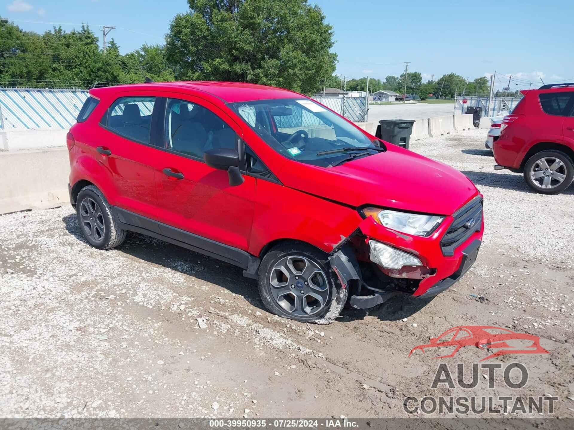 FORD ECOSPORT 2021 - MAJ3S2FEXMC398849