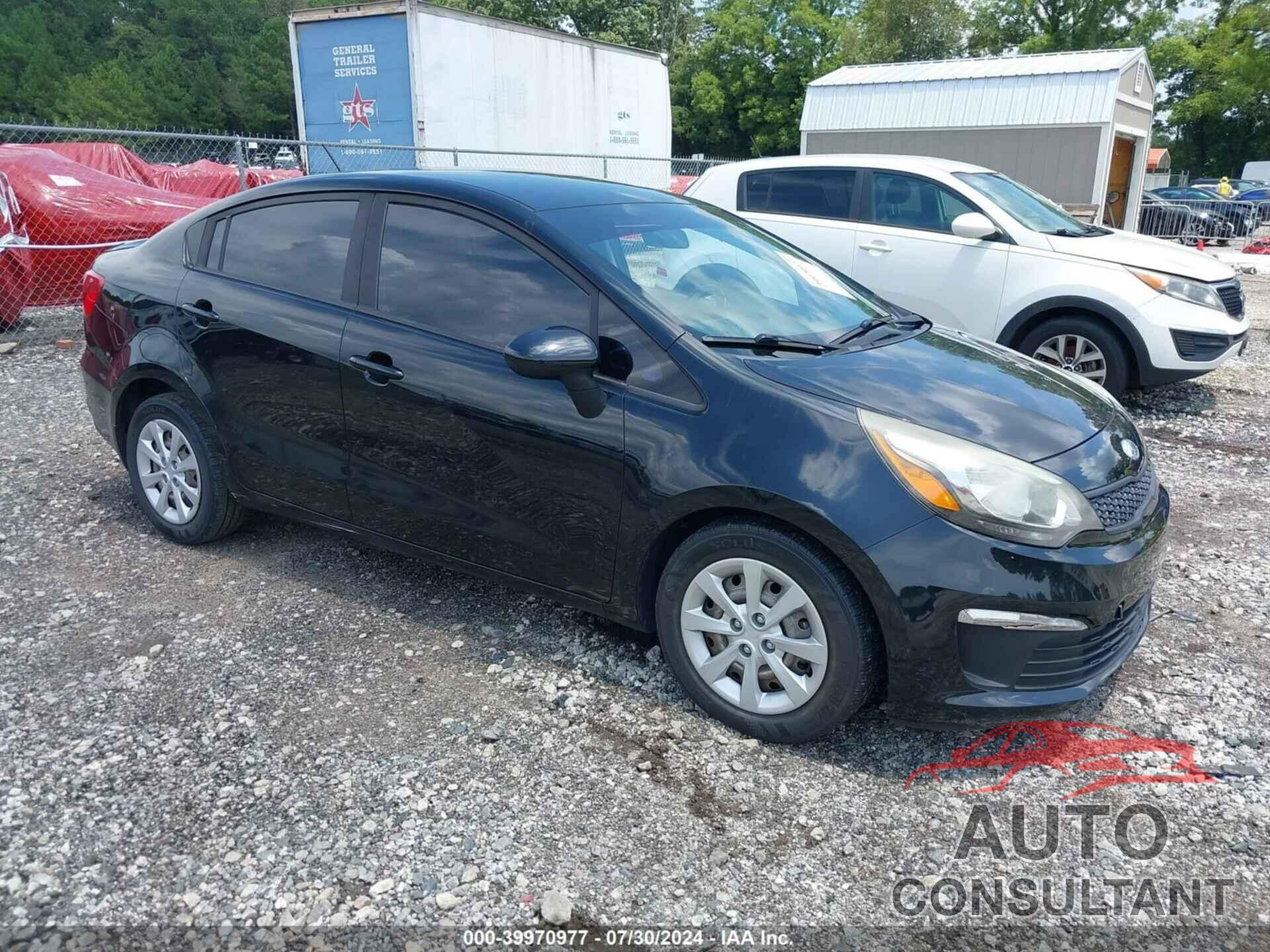 KIA RIO 2017 - KNADM4A39H6012546