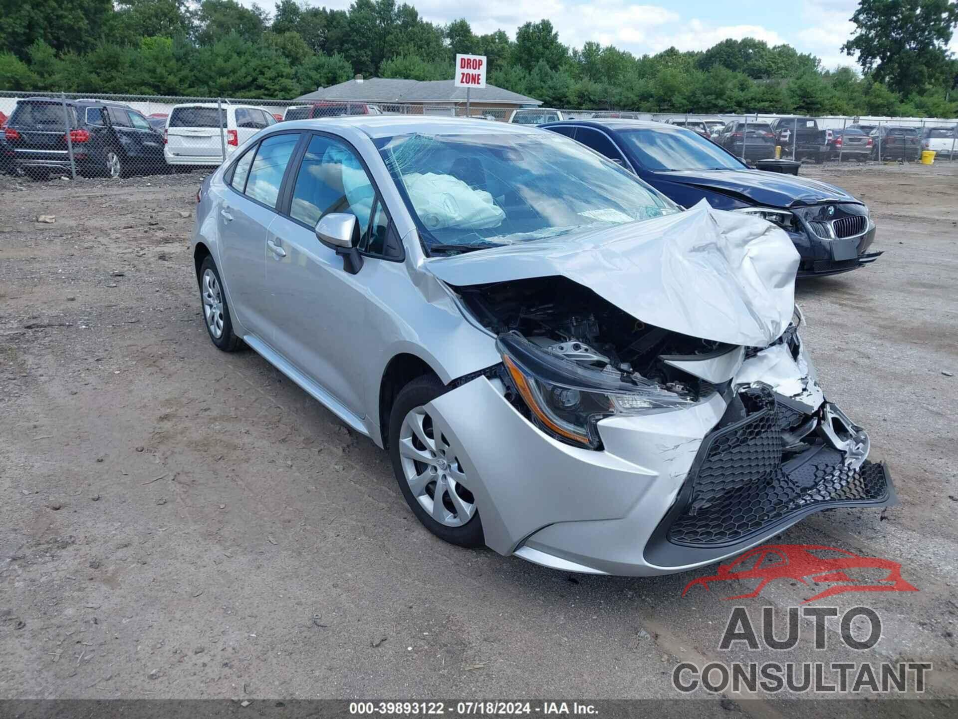 TOYOTA COROLLA 2022 - 5YFEPMAE2NP317309