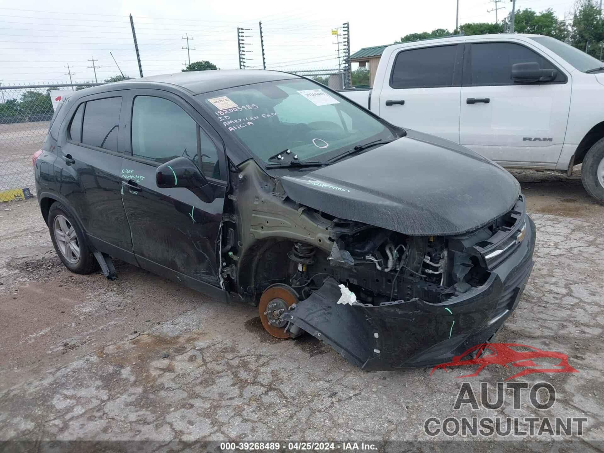 CHEVROLET TRAX 2020 - KL7CJKSB2LB324366