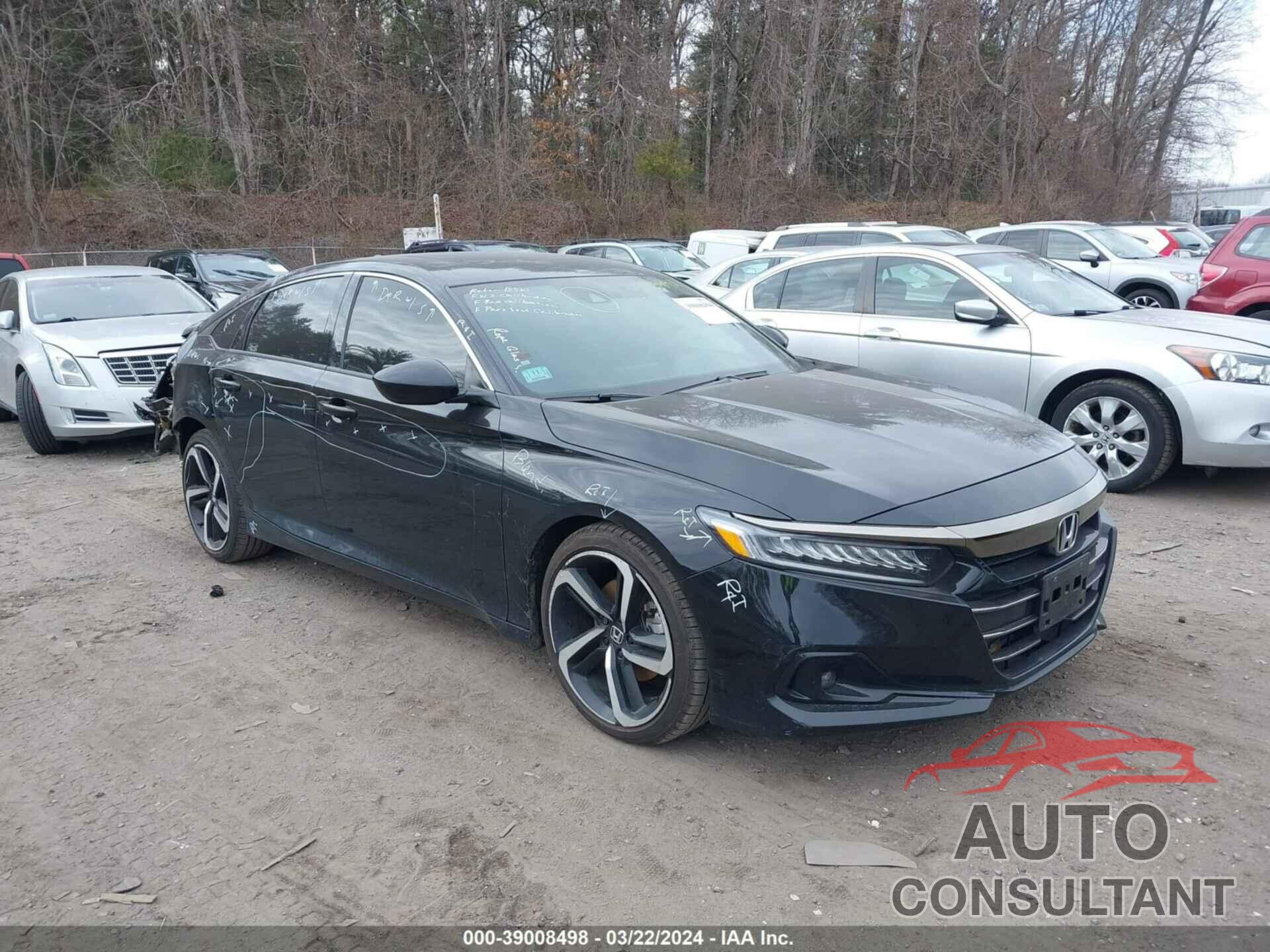 HONDA ACCORD 2022 - 1HGCV2F38NA019491