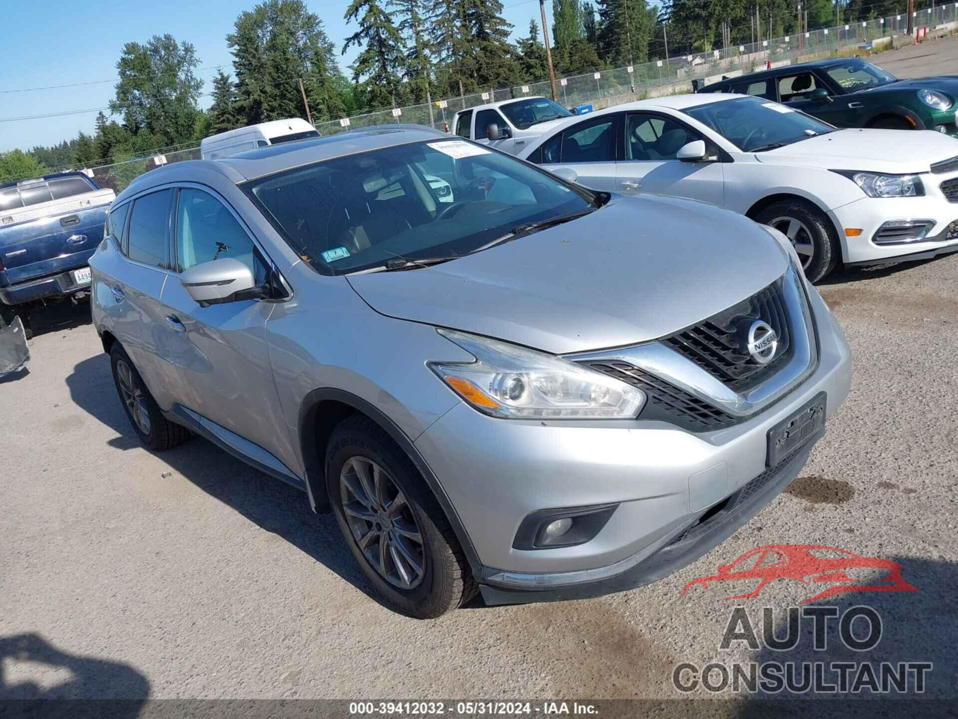 NISSAN MURANO 2017 - 5N1AZ2MH5HN100398