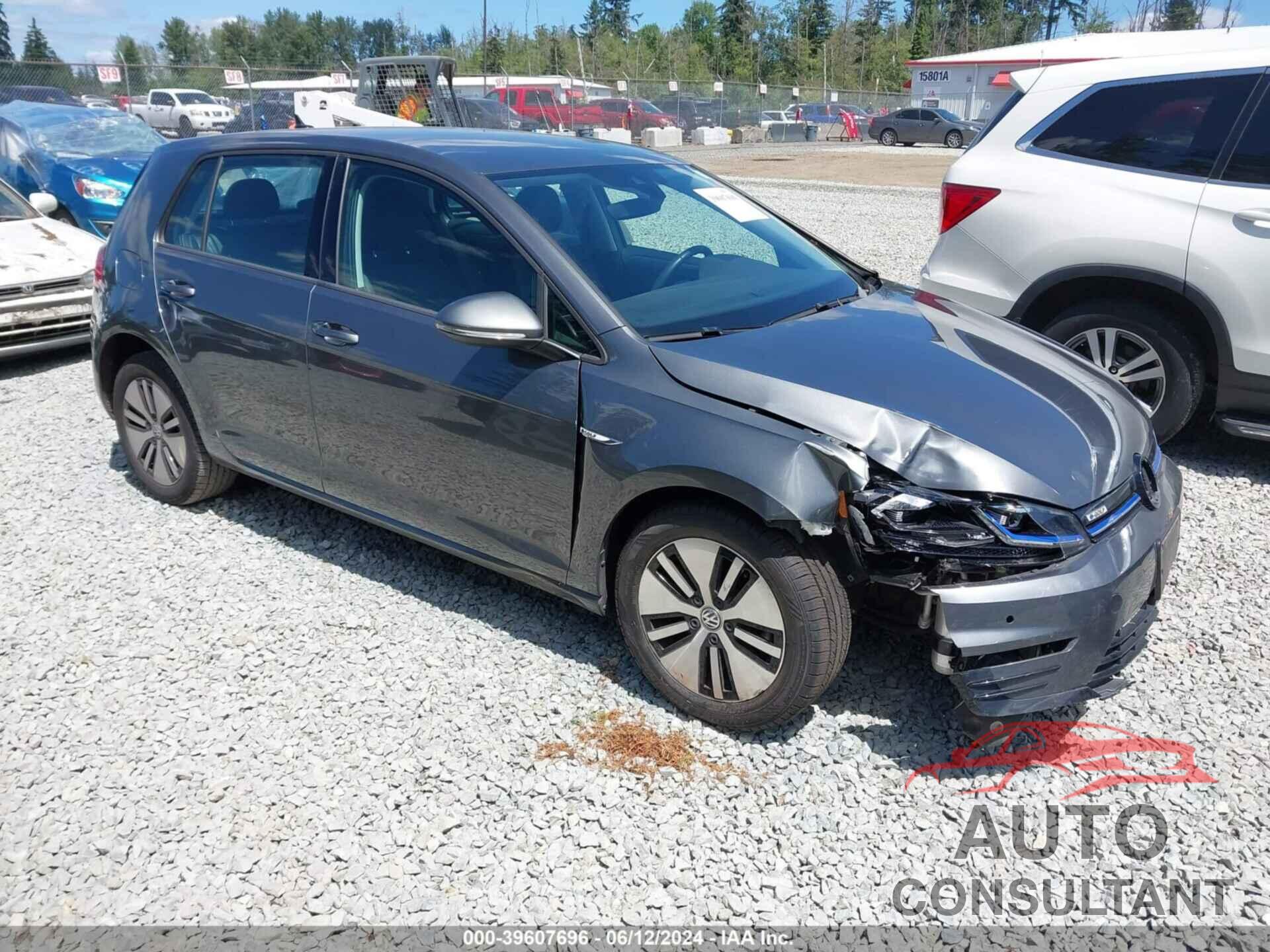 VOLKSWAGEN E-GOLF 2019 - WVWPR7AU5KW913643