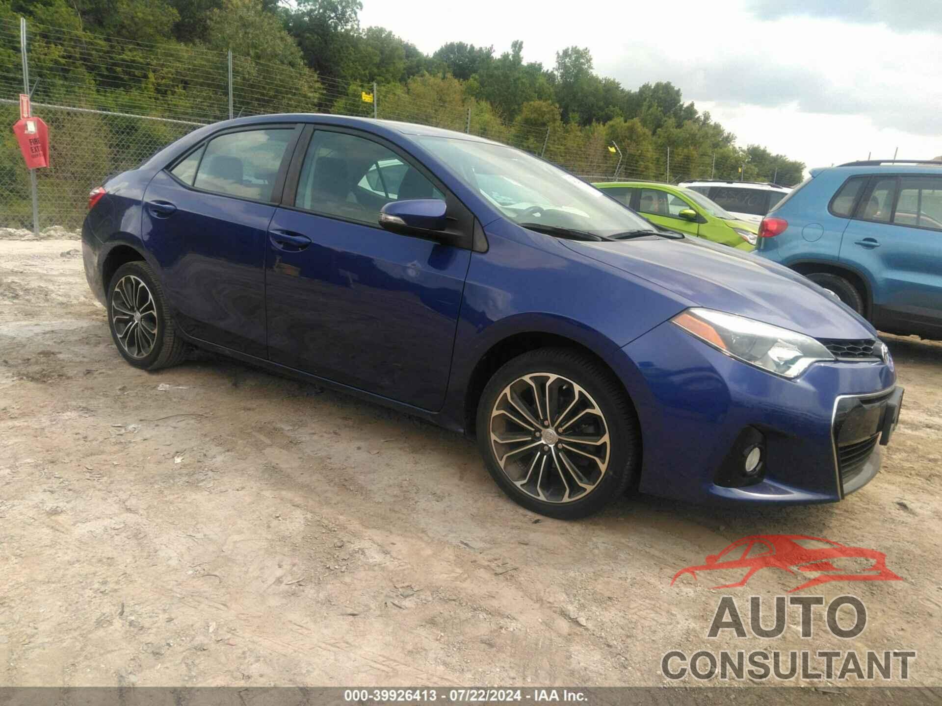 TOYOTA COROLLA 2016 - 2T1BURHE7GC584821