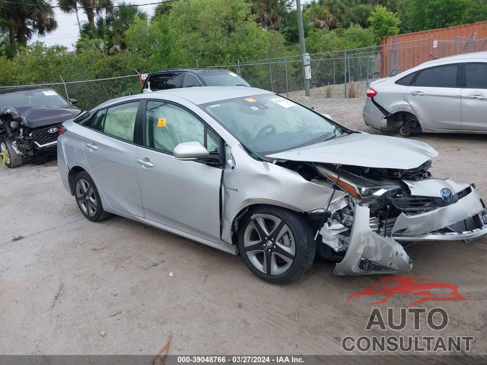 TOYOTA PRIUS 2019 - JTDKARFU0K3077845