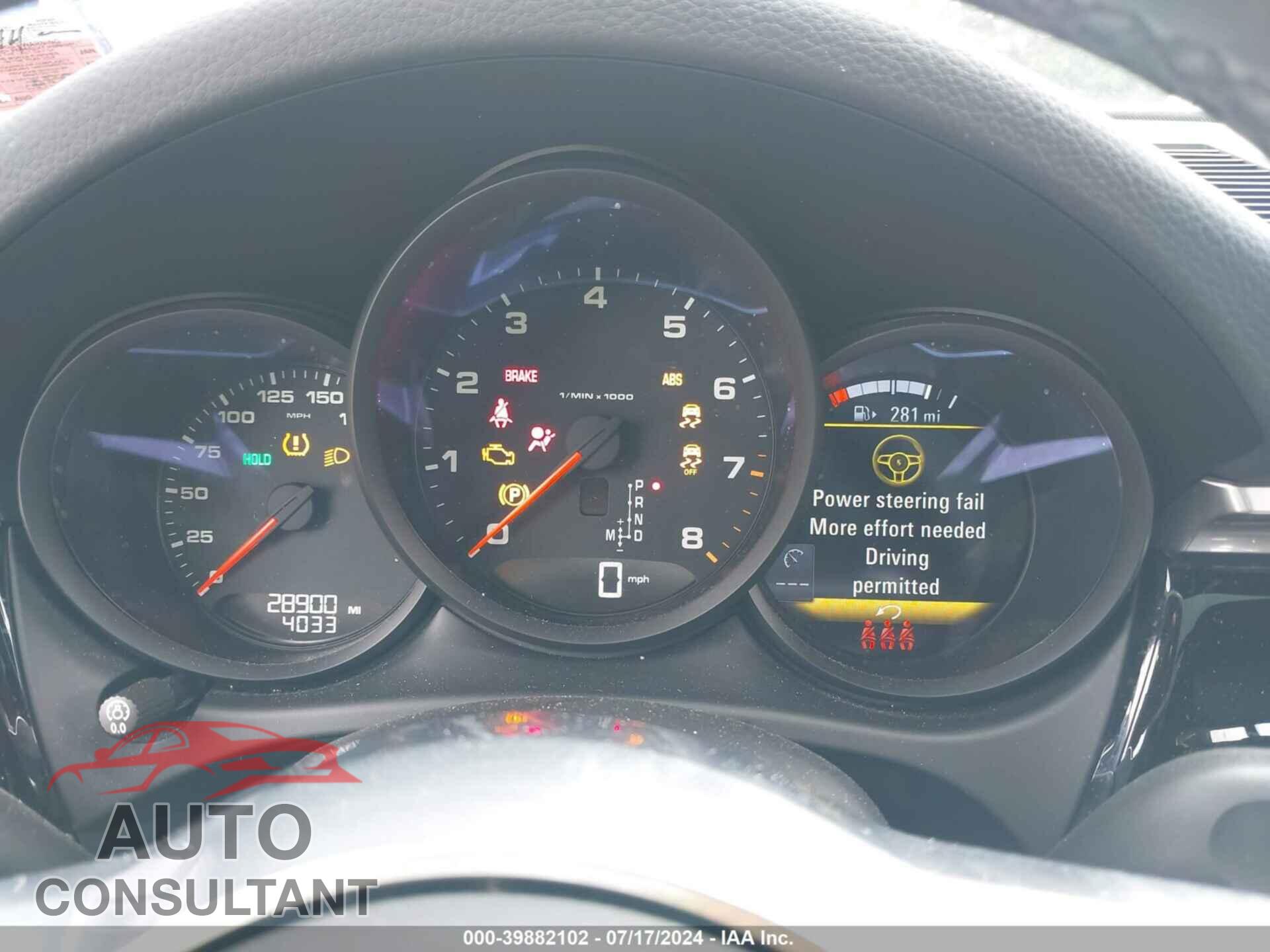 PORSCHE MACAN 2021 - WP1AA2A52MLB08761
