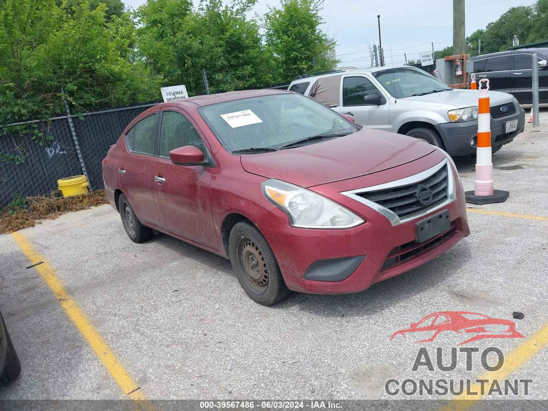 NISSAN VERSA 2016 - 3N1CN7AP8GL851613