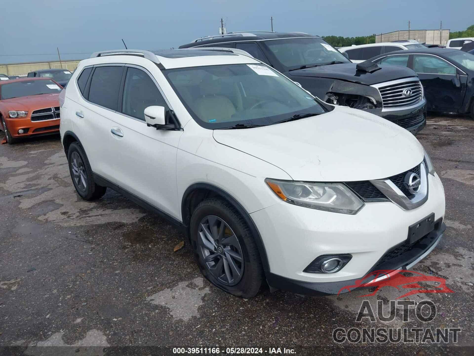 NISSAN ROGUE 2016 - 5N1AT2MT3GC853346