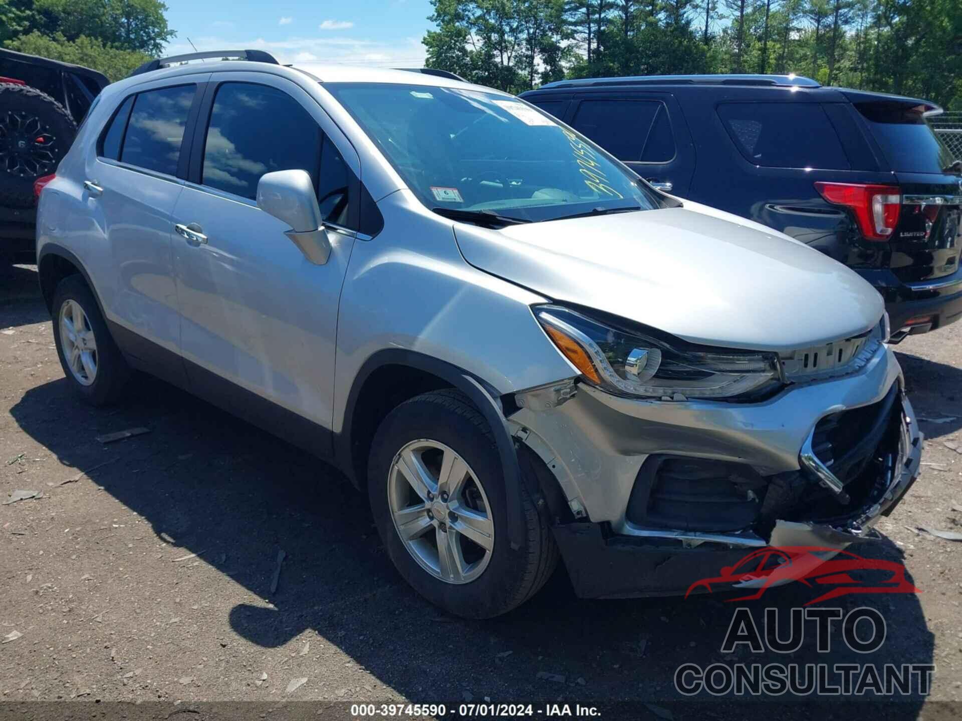 CHEVROLET TRAX 2018 - KL7CJPSB8JB550843