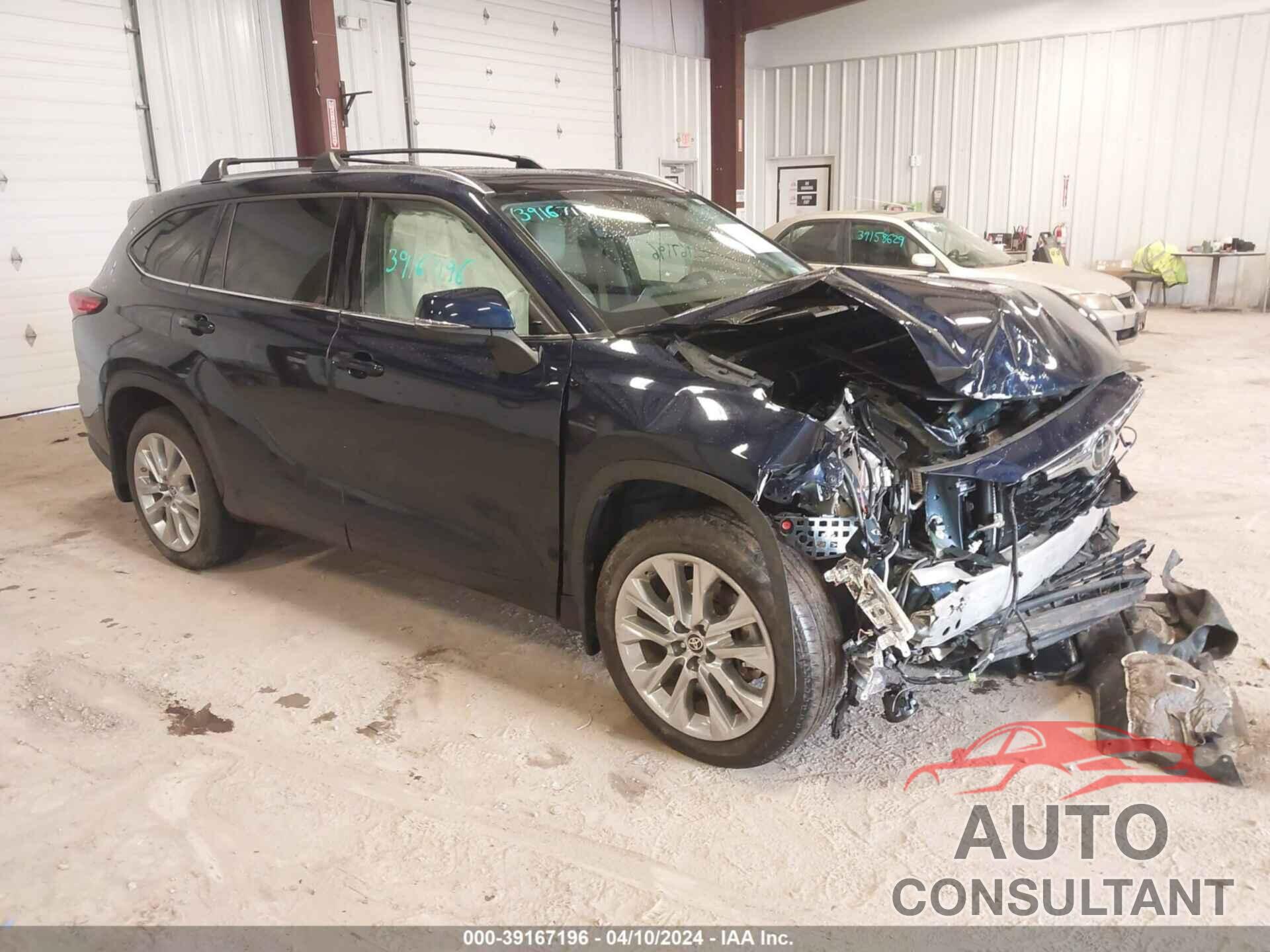 TOYOTA HIGHLANDER 2021 - 5TDDZRBH0MS525724