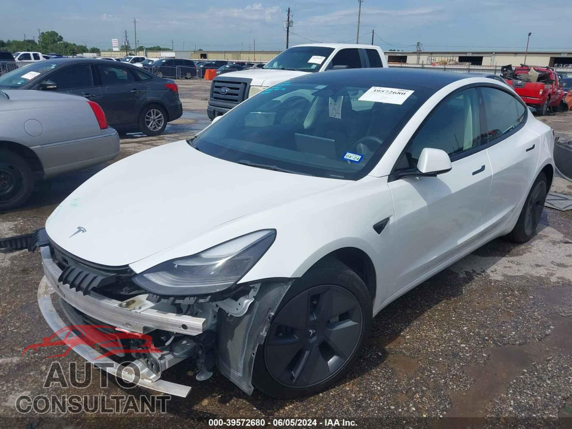 TESLA MODEL 3 2022 - 5YJ3E1EB3NF193459