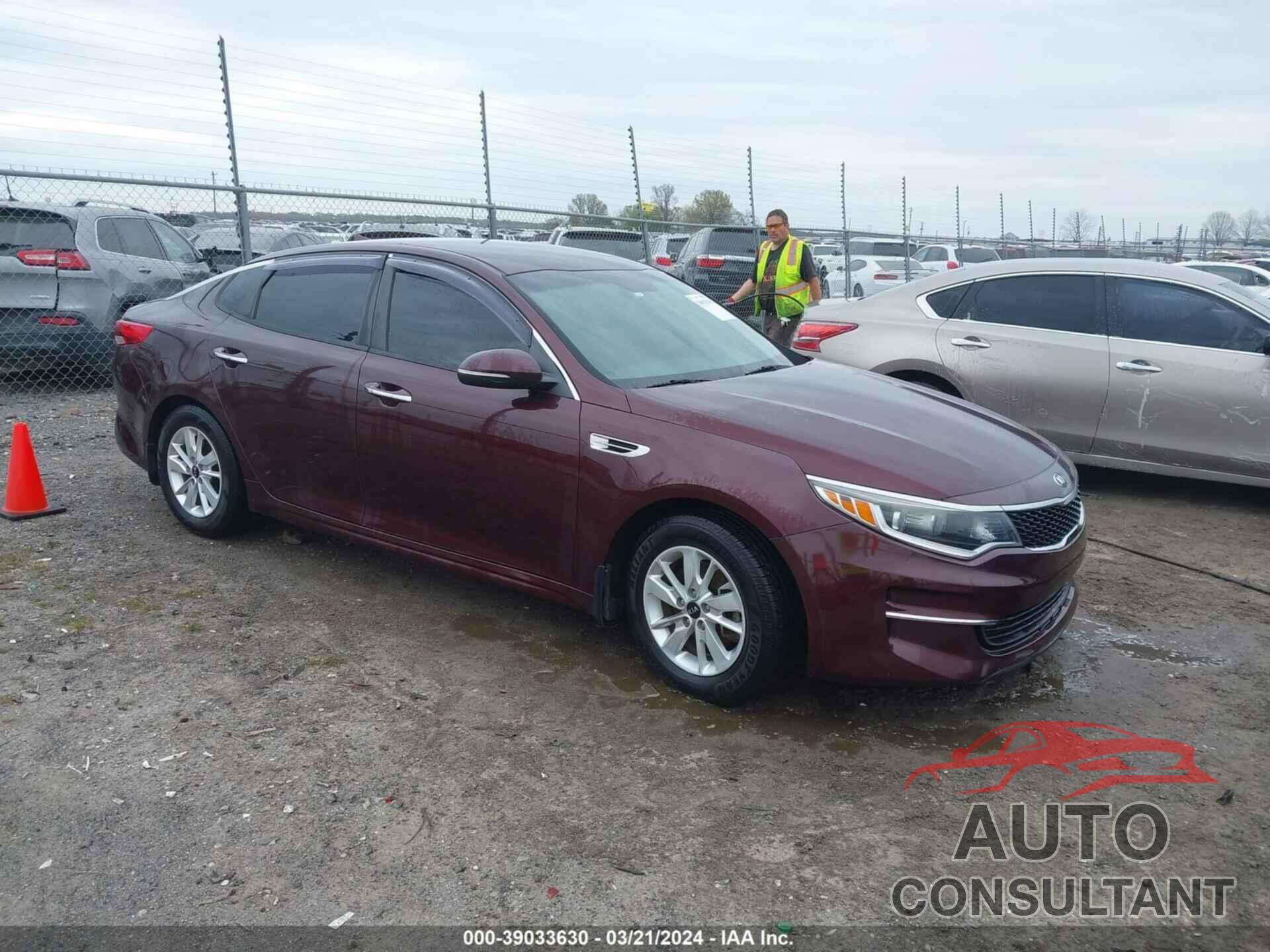KIA OPTIMA 2017 - 5XXGT4L30HG129708