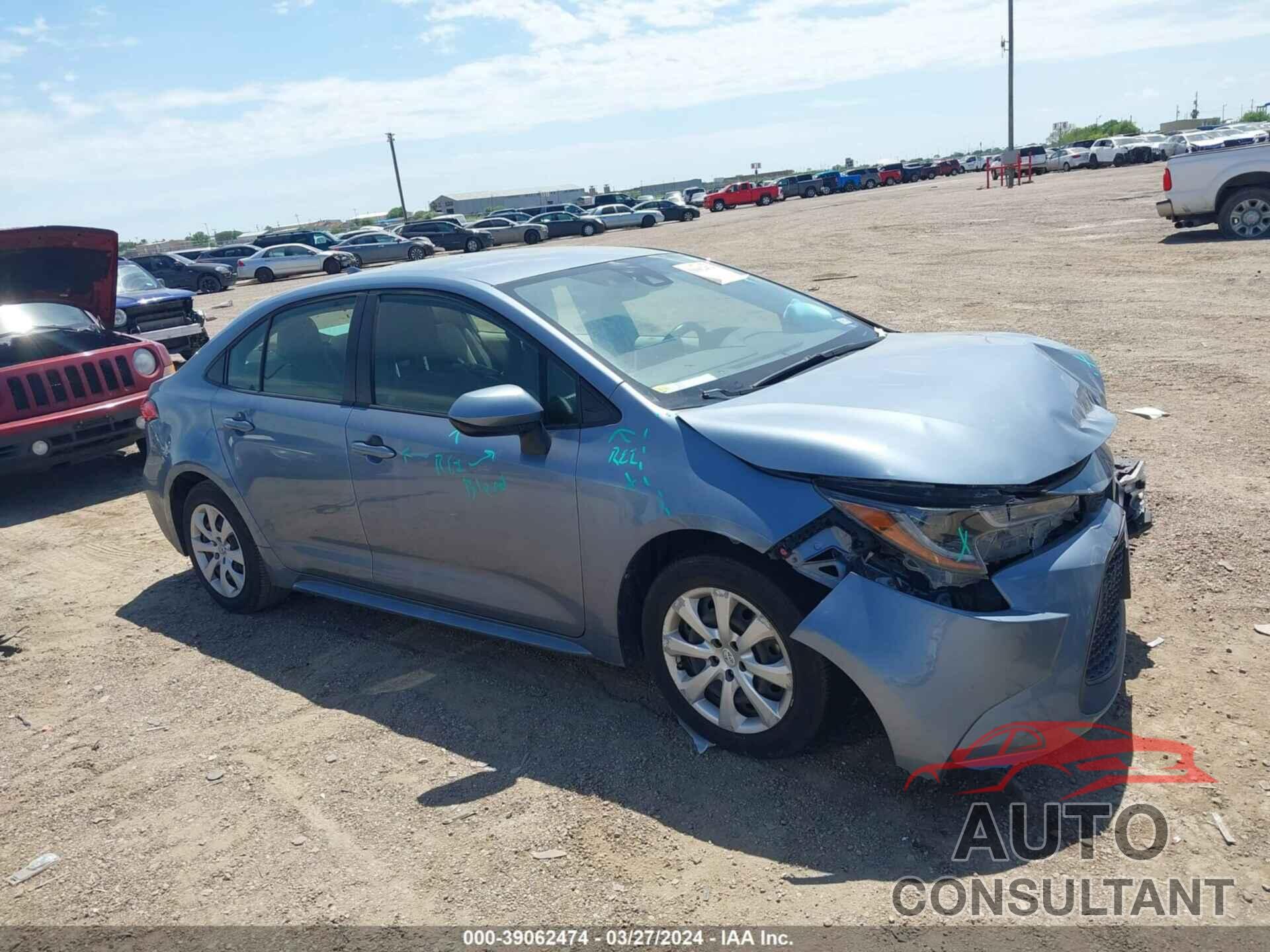 TOYOTA COROLLA 2020 - JTDEPRAE9LJ034890