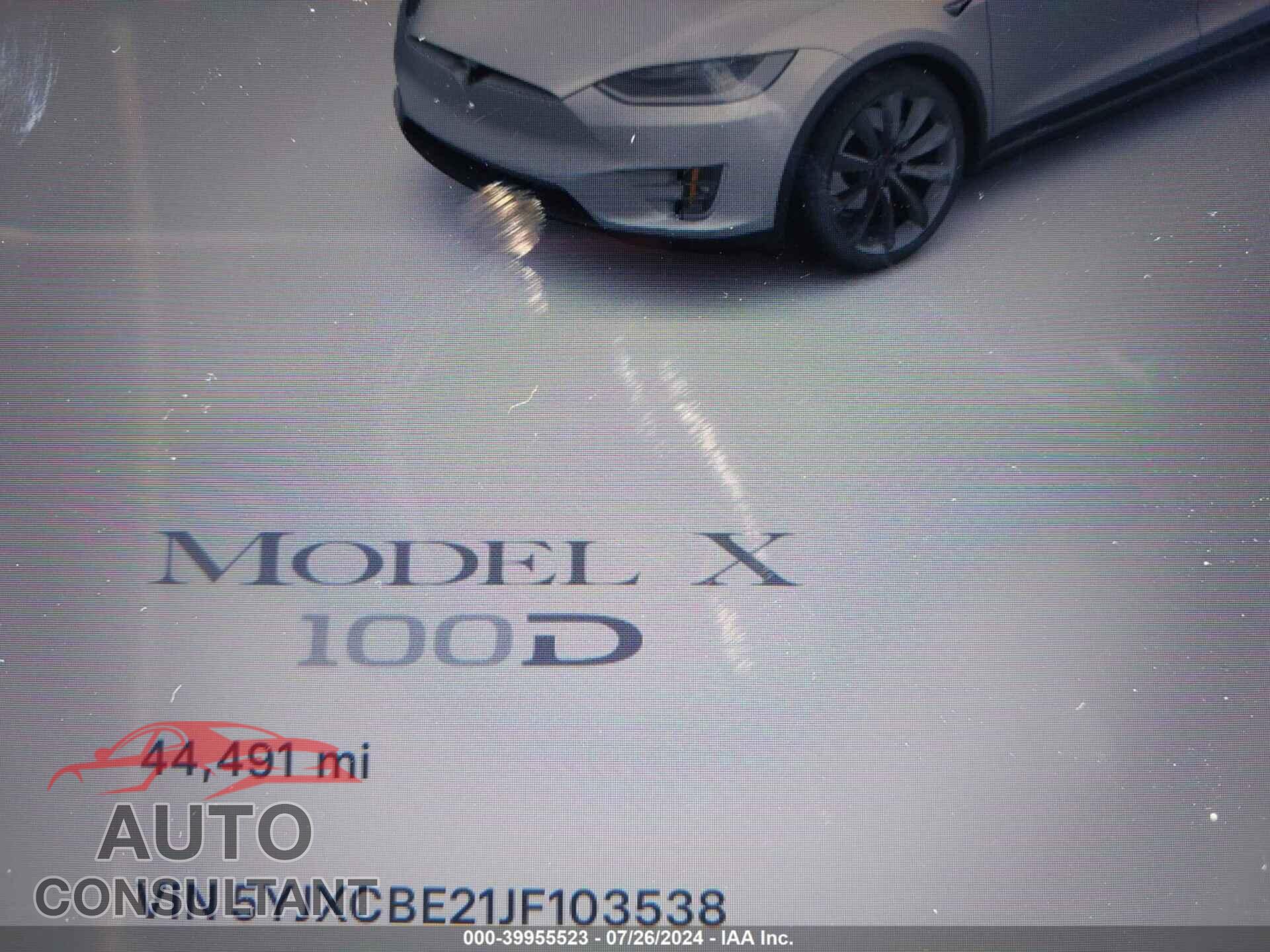 TESLA MODEL X 2018 - 5YJXCBE21JF103538